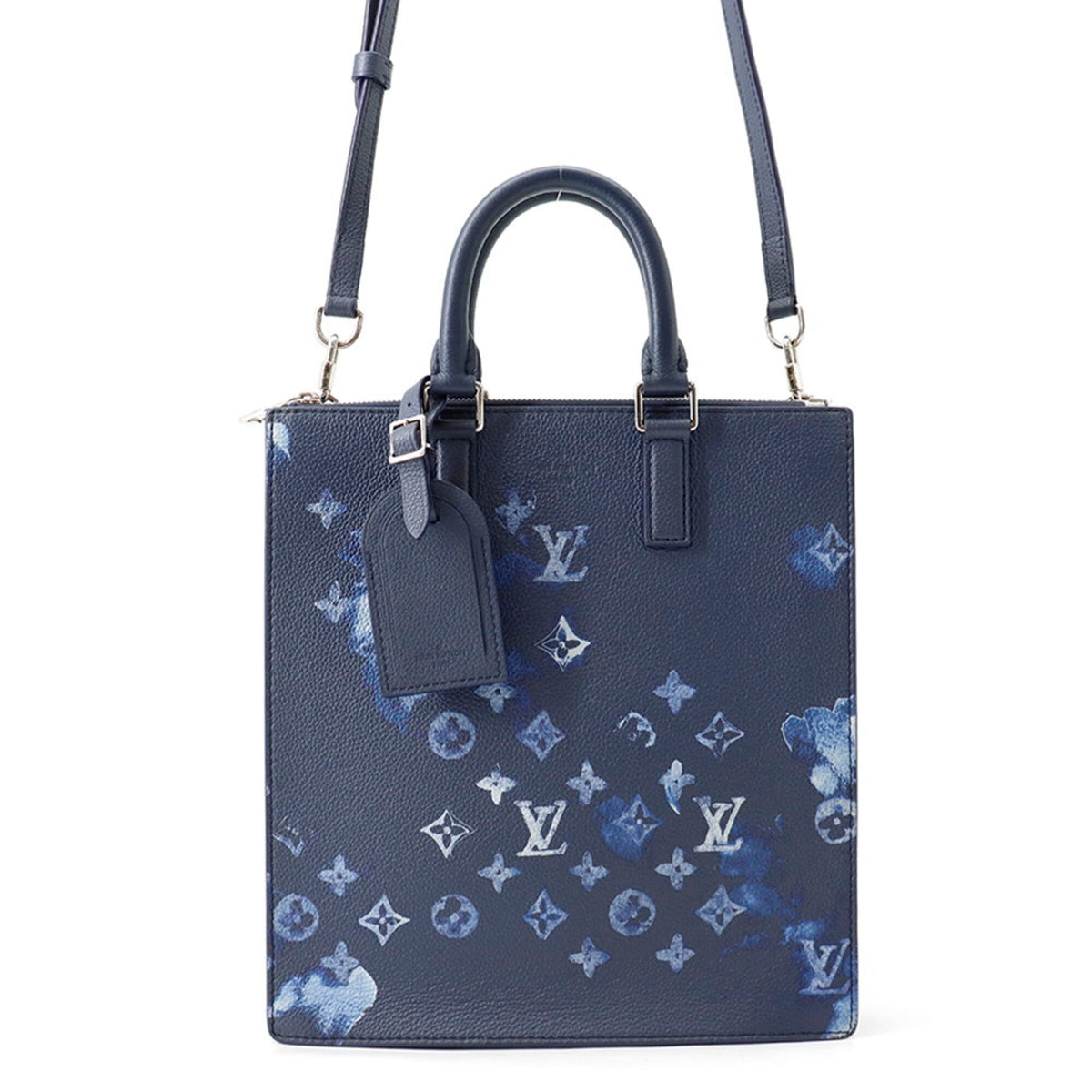 Louis Vuitton Navy Monogram Handbag (Pre-Owned)