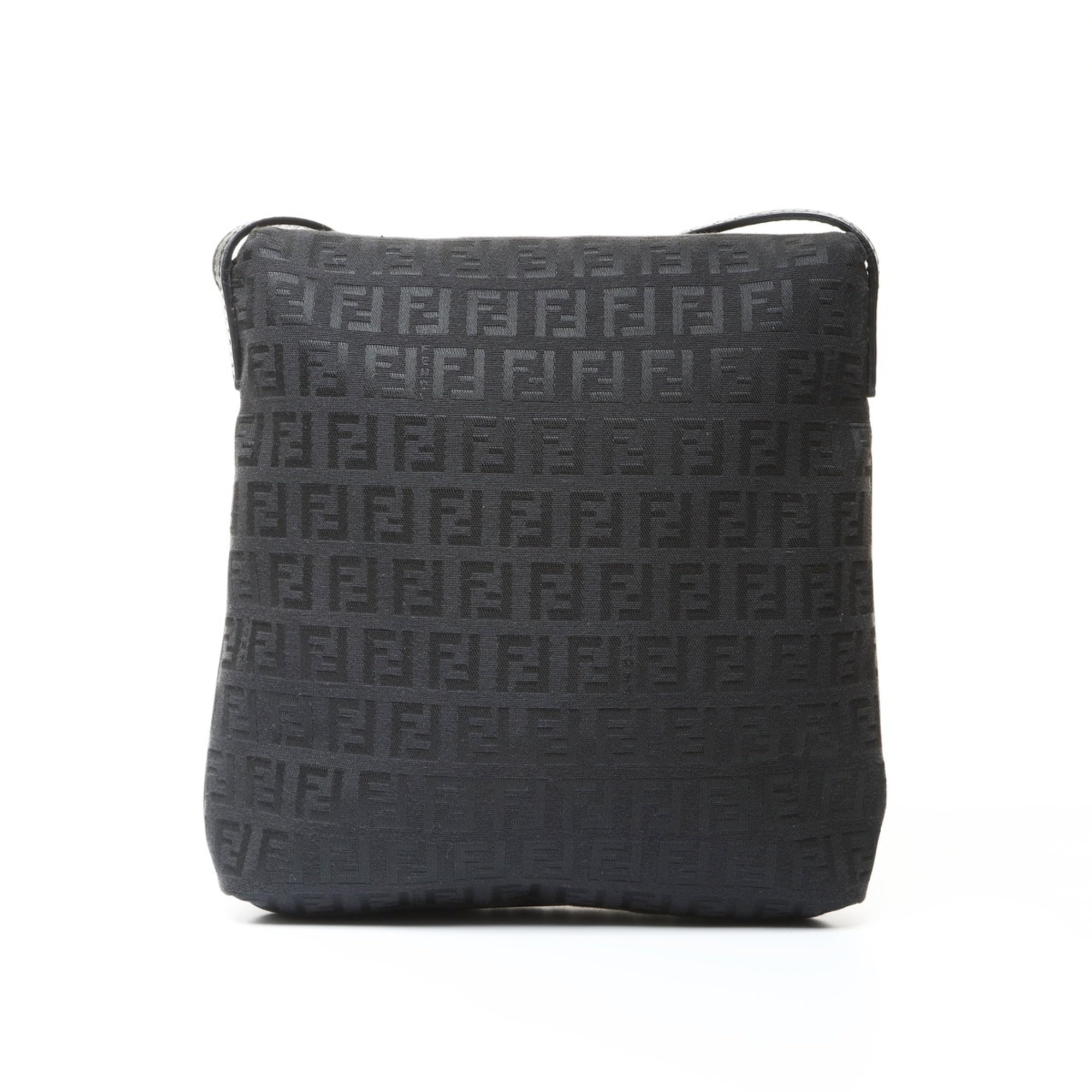 Fendi Black Canvas Shoulder Bag (Pre-Owned)