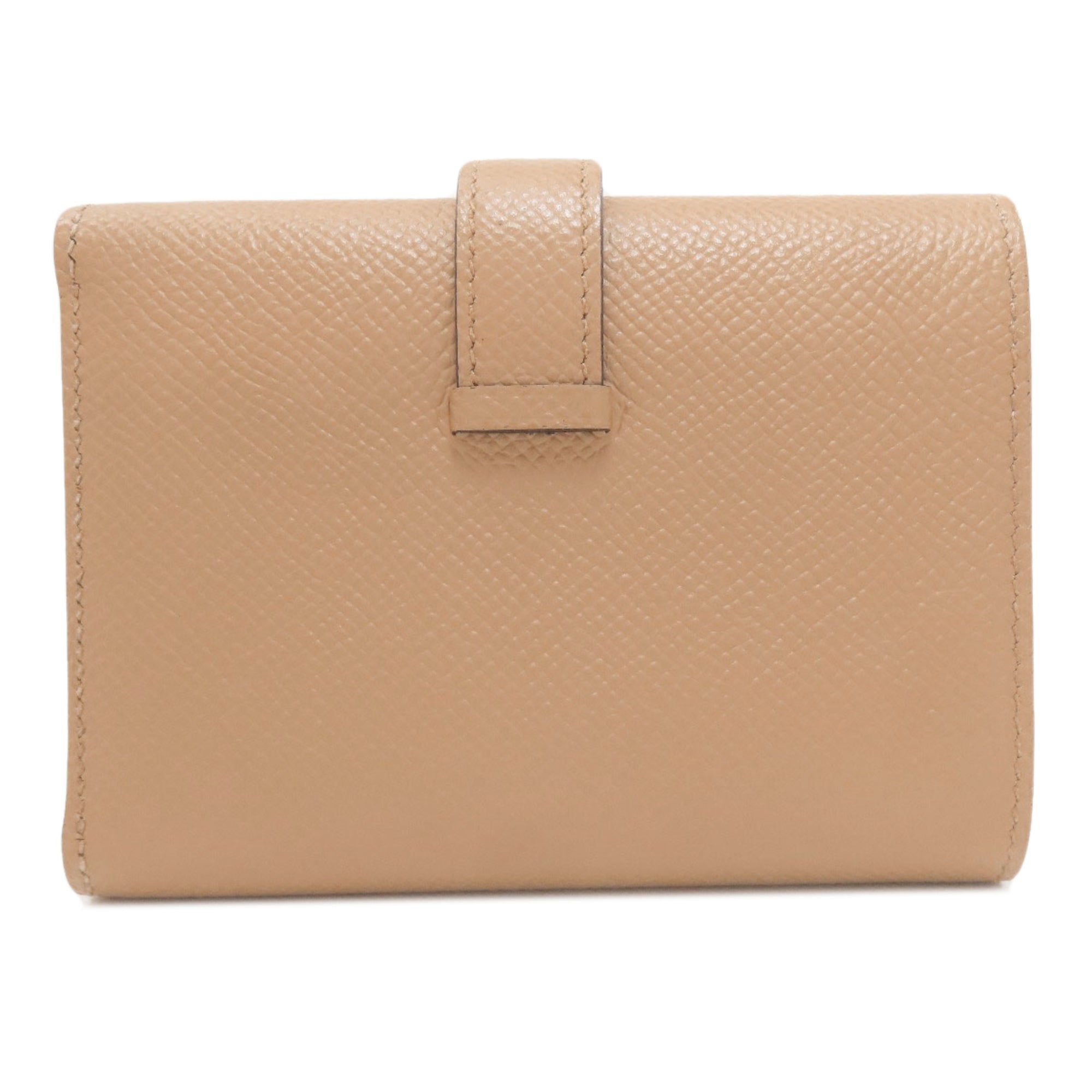 Hermes Brown Pink Epsom Leather Wallet (Bi-Fold) (Pre-Owned)