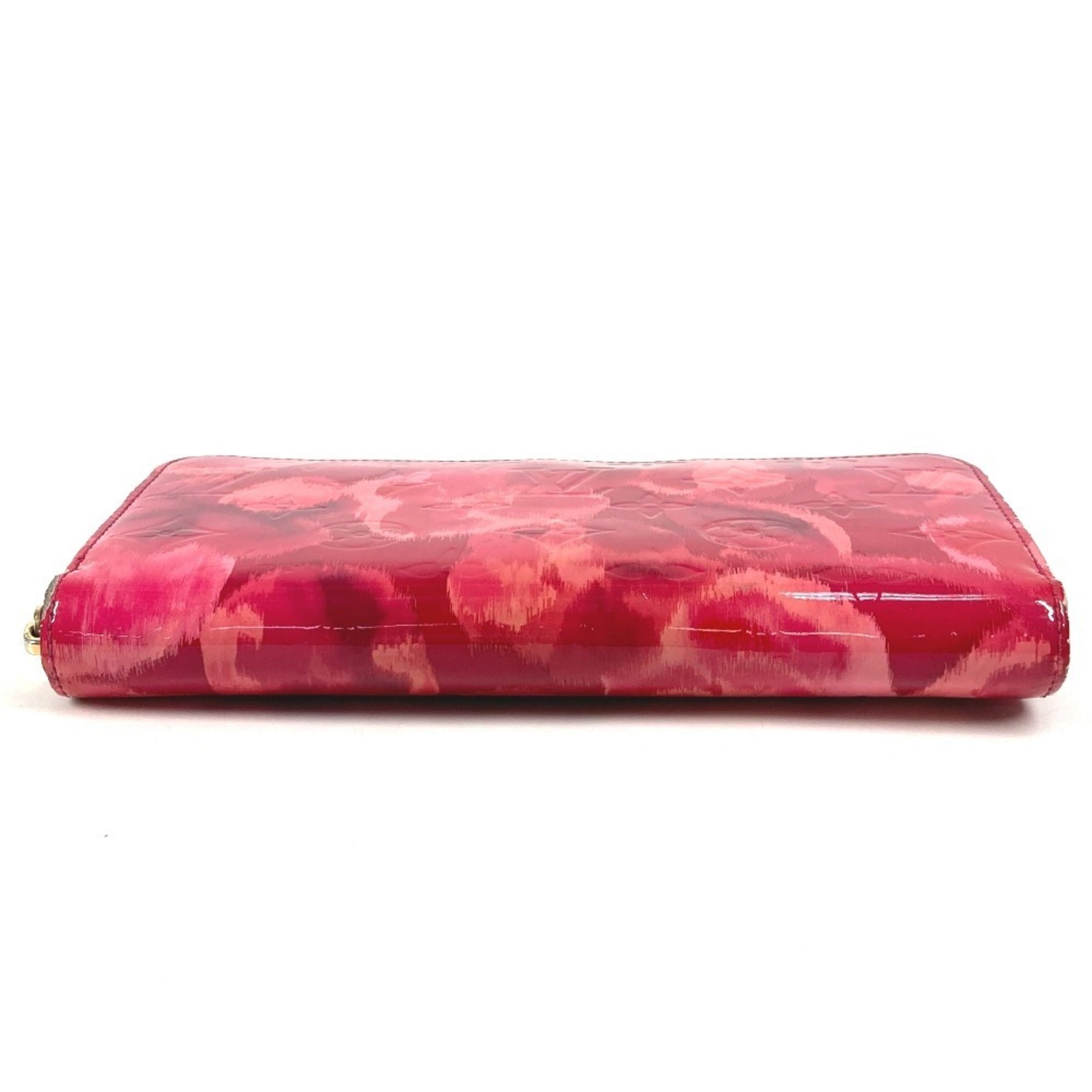 Louis Vuitton Pink Patent Leather Long Wallet (Bi-Fold) (Pre-Owned)