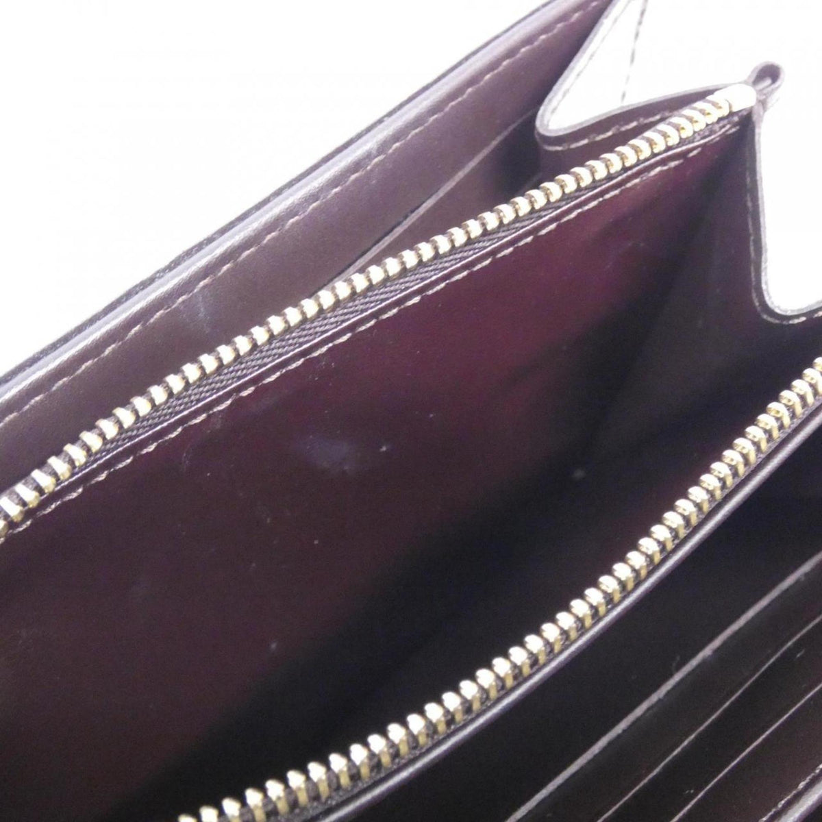 Louis Vuitton Vernis Amarante Leather Chain/Shoulder Wallet (Pre-Owned)