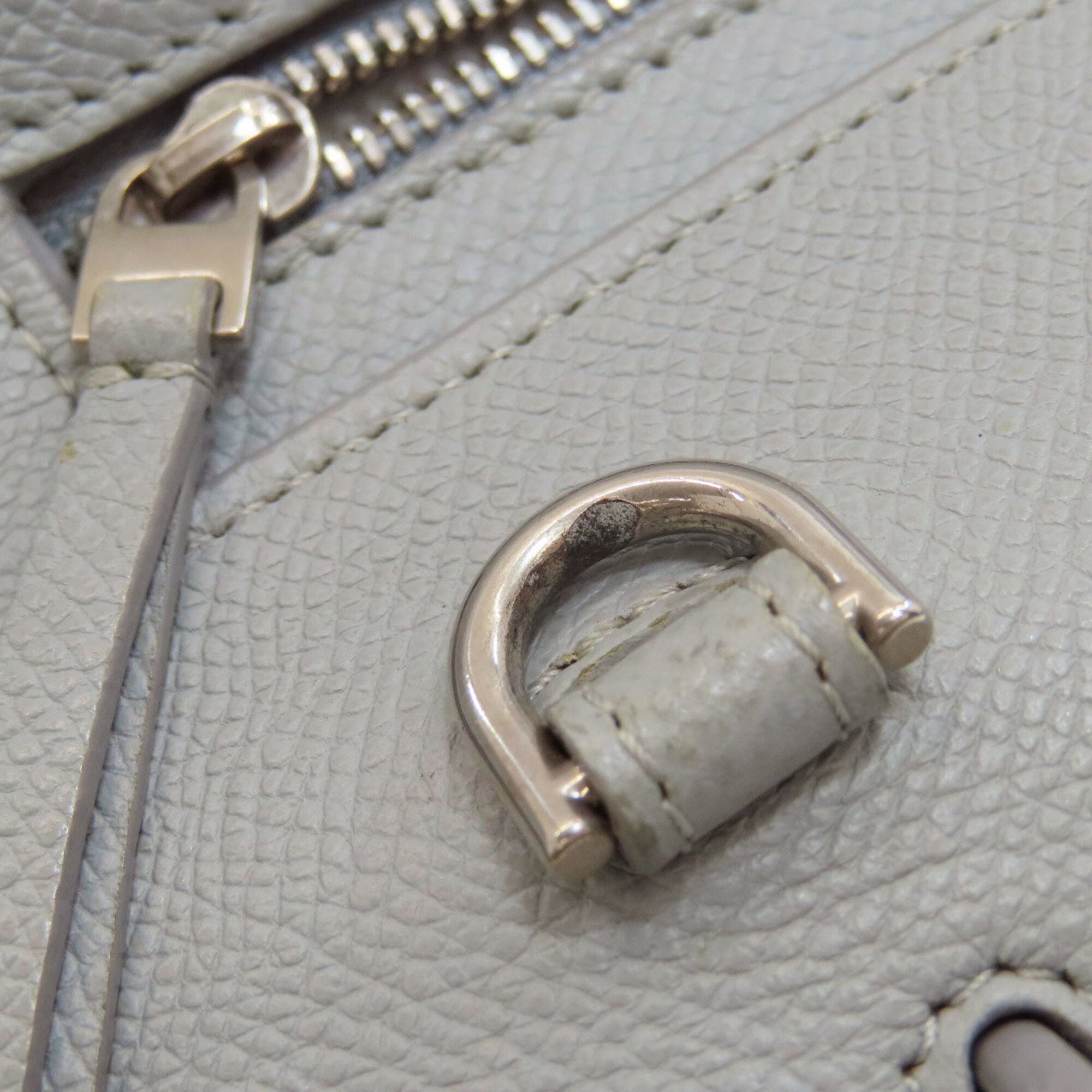Celine Blue Gray Leather Handbag (Pre-Owned)
