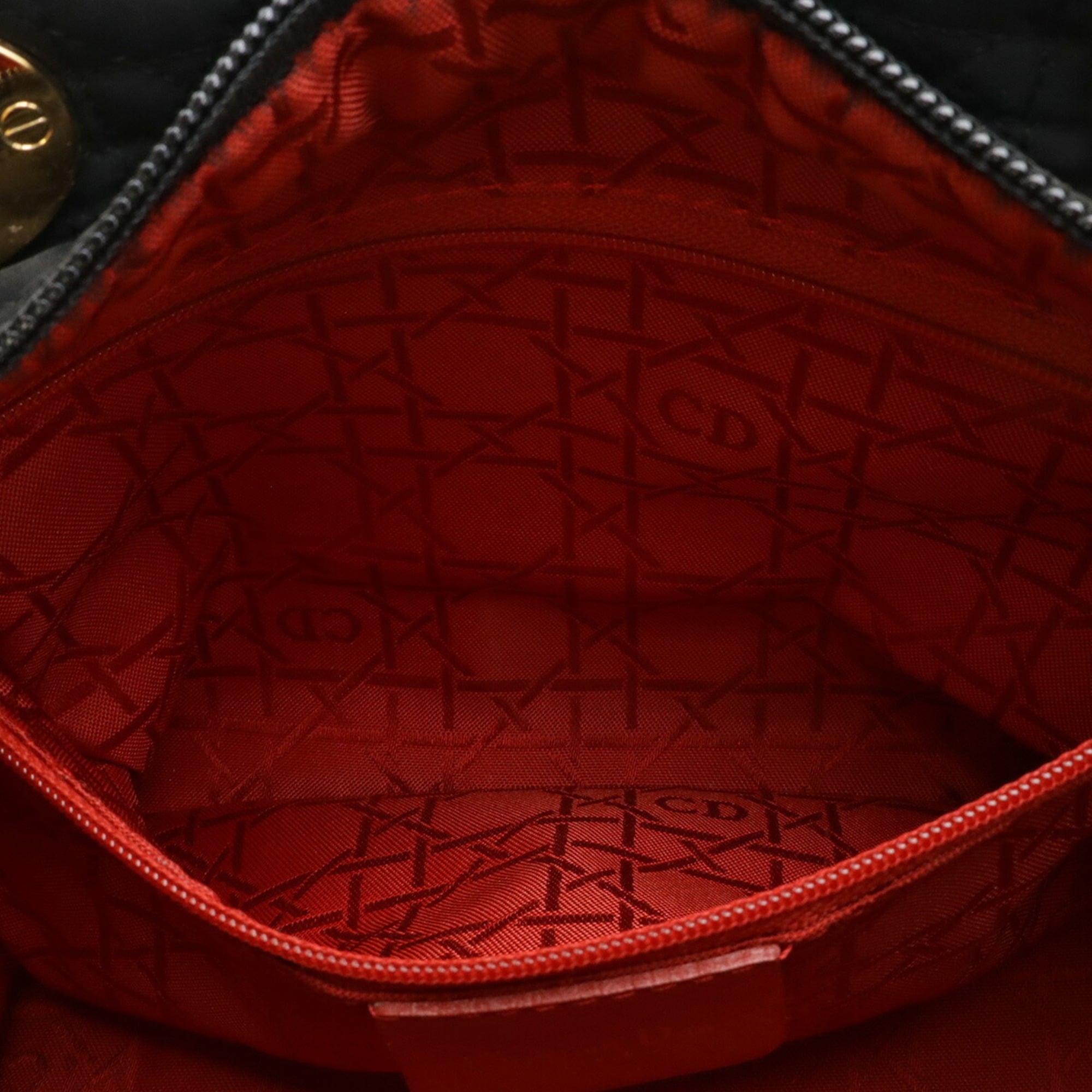 Christian Dior Black Nylon Handbag Tote Bag (Pre-Owned)