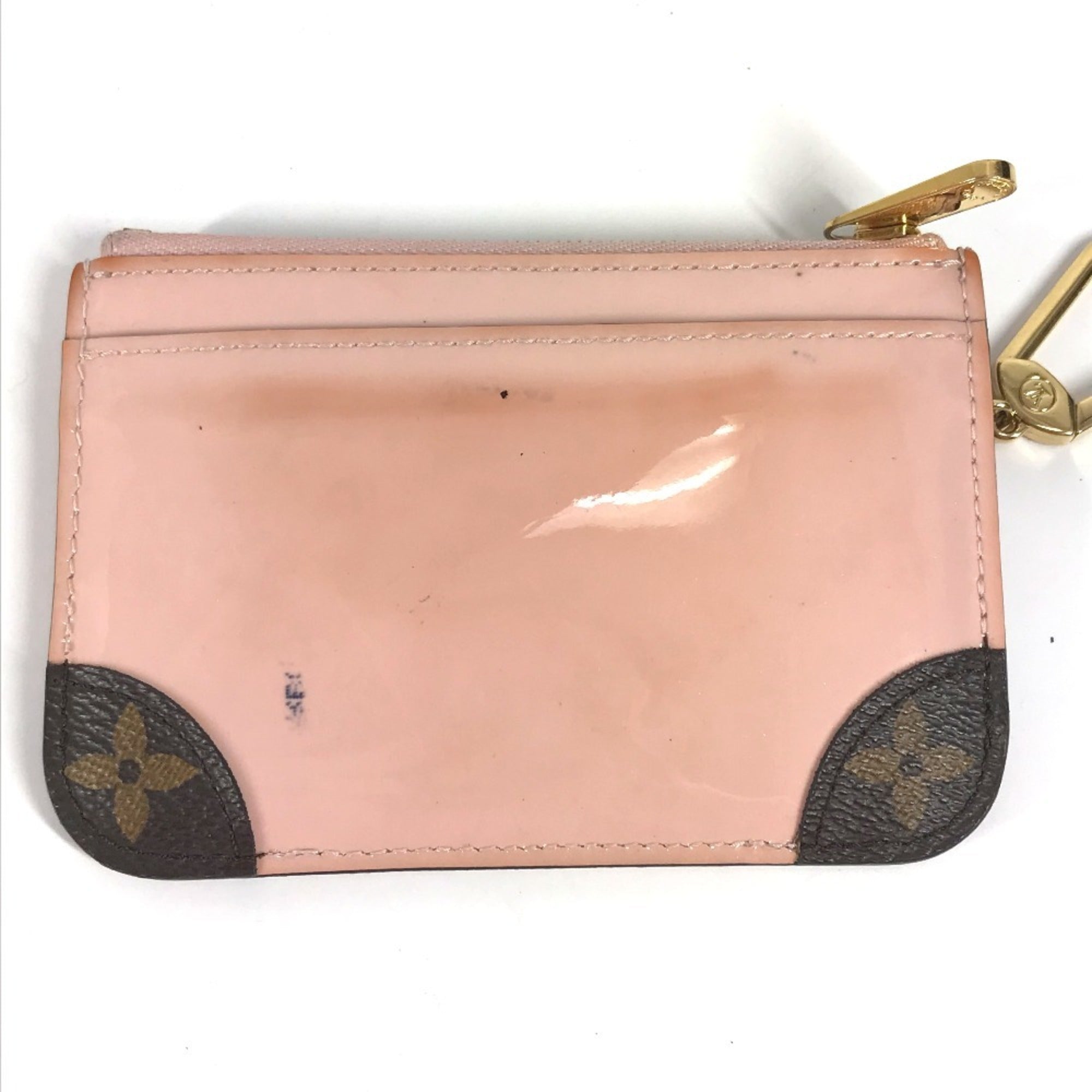 Louis Vuitton Pink Patent Leather Coin Purse/Coin Case (Pre-Owned)