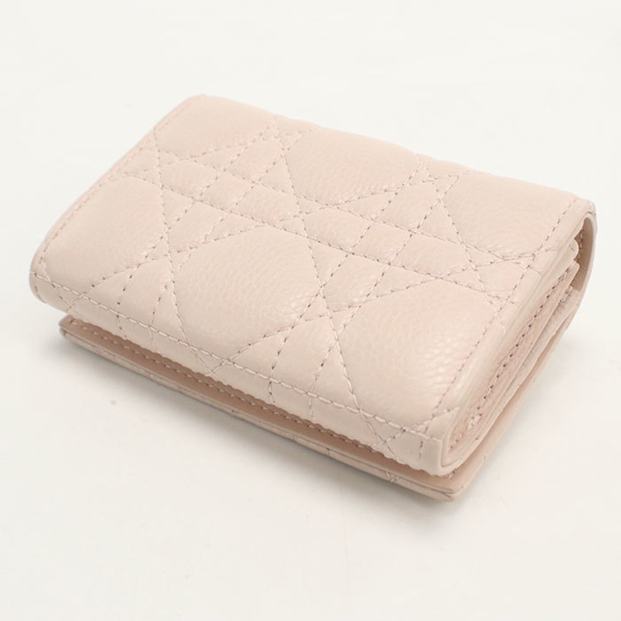 Christian Dior Pink Leather Wallet (Bi-Fold) (Pre-Owned)