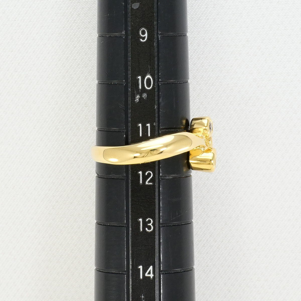 Unbranded Brown Yellow Gold Yellow Gold (18K) Band Ring (Pre-Owned)