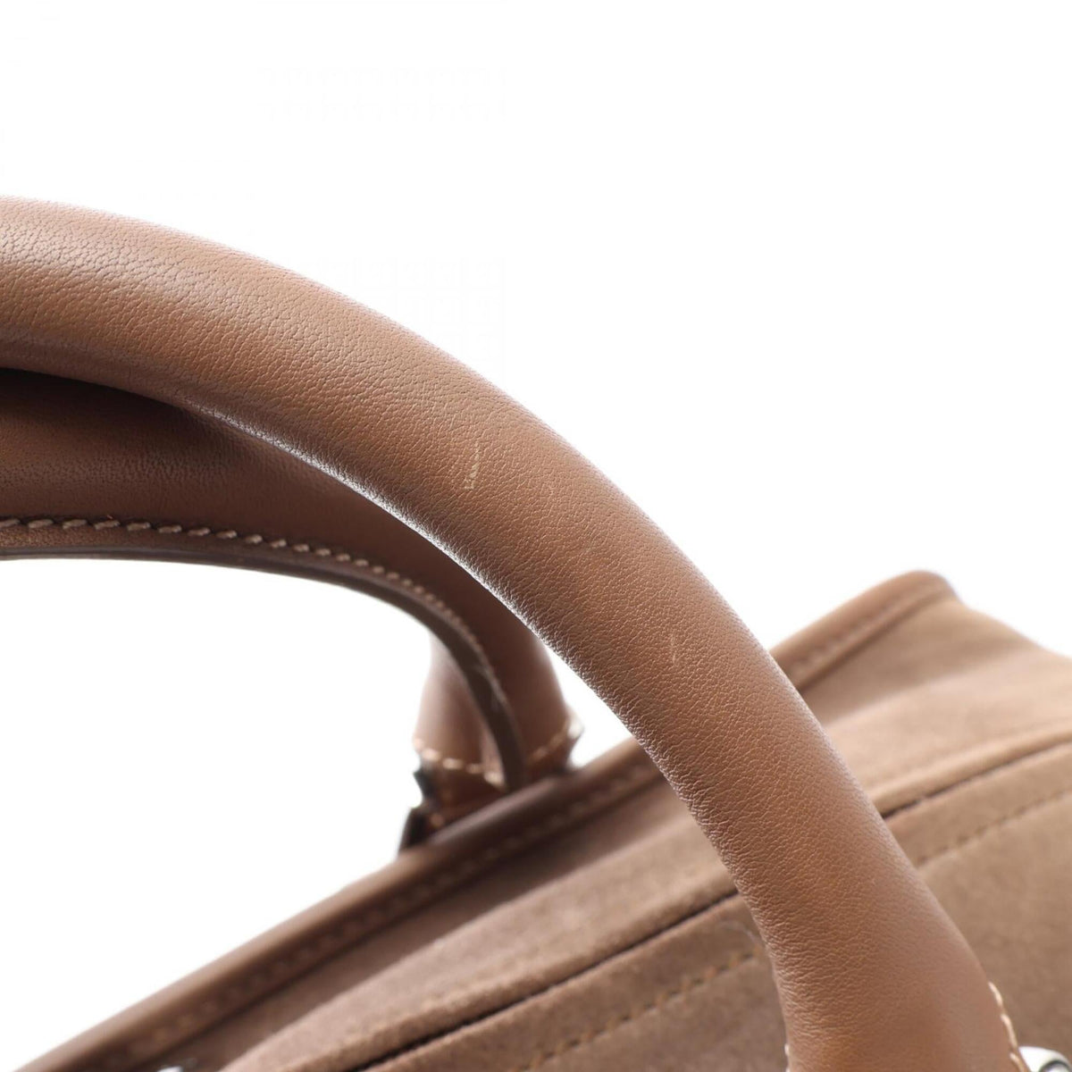 Loewe Brown Suede Leather Handbag (Pre-Owned)