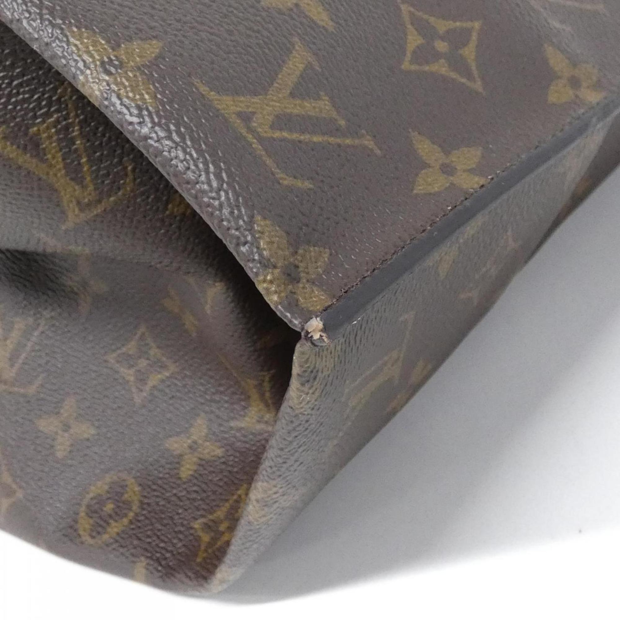 Louis Vuitton Marron Coated Canvas Handbag (Pre-Owned)