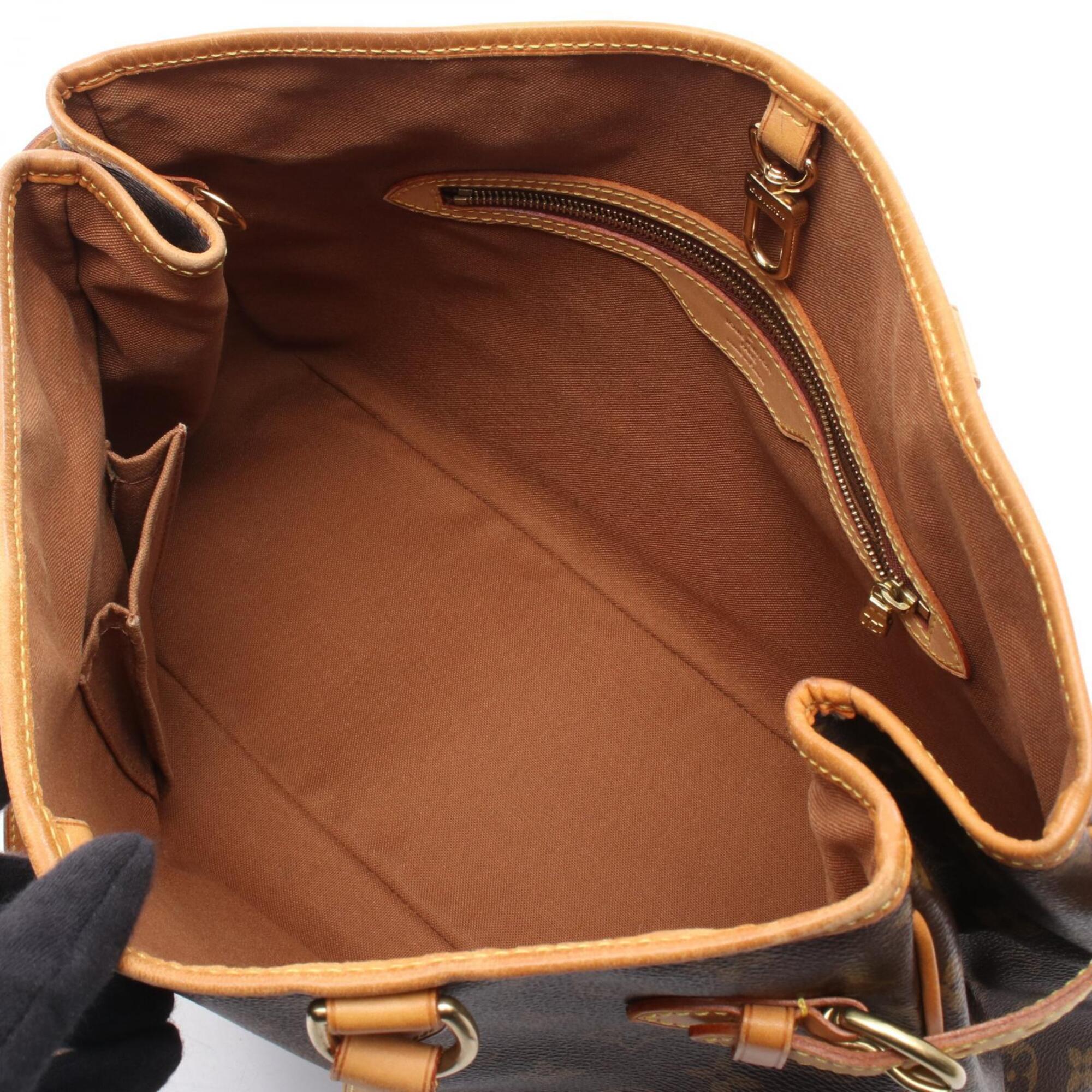 Louis Vuitton Brown Monogram Coated Canvas Handbag Shoulder Bag (Pre-Owned)