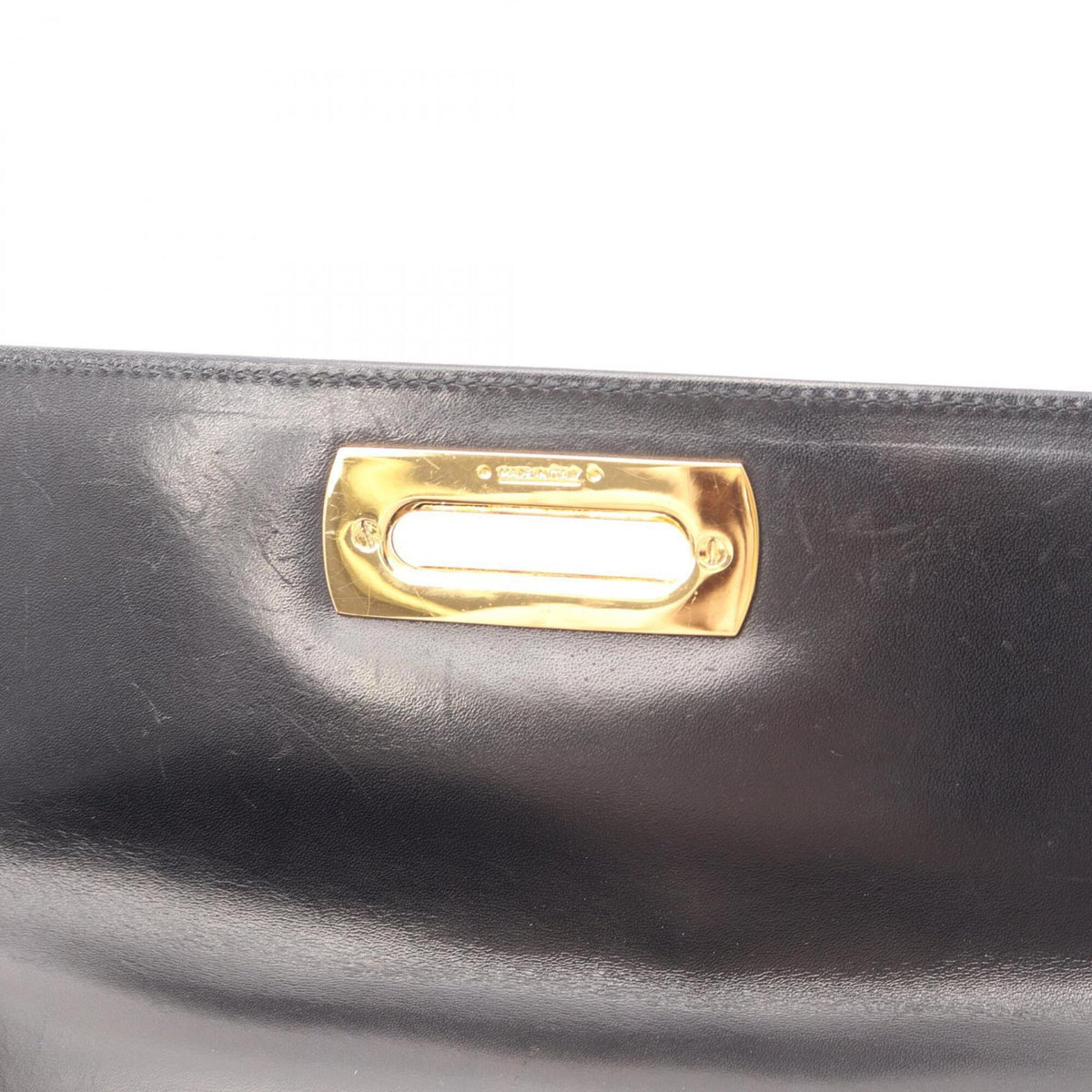 Salvatore Ferragamo Black Leather Handbag (Pre-Owned)