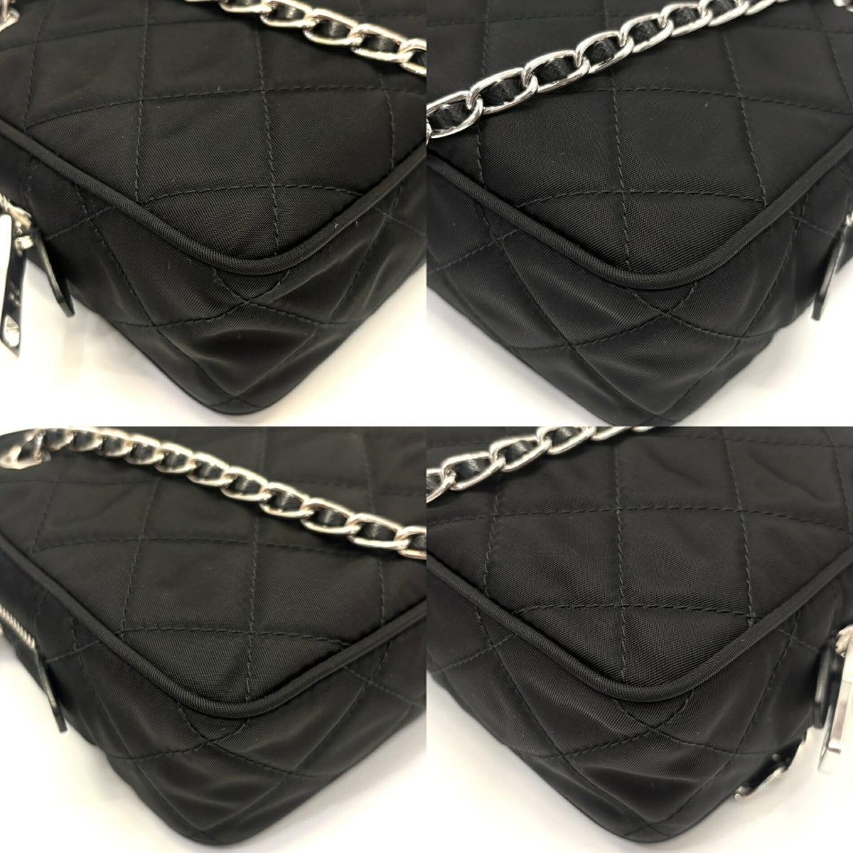 Prada Black Nylon Shoulder Bag (Pre-Owned)