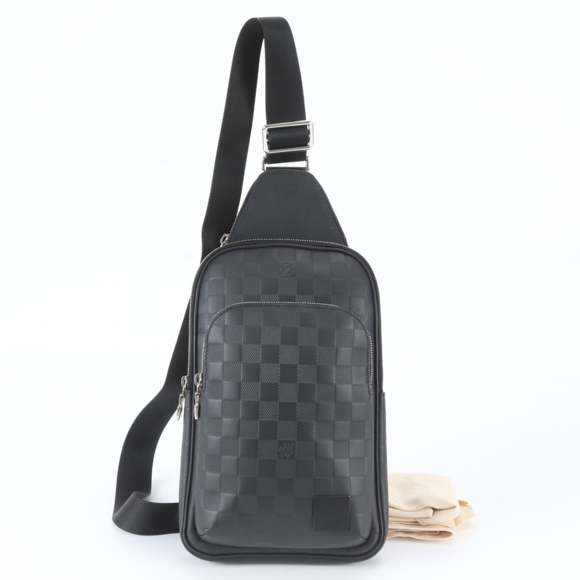 Louis Vuitton Onyx Leather Sling Bag (Pre-Owned)