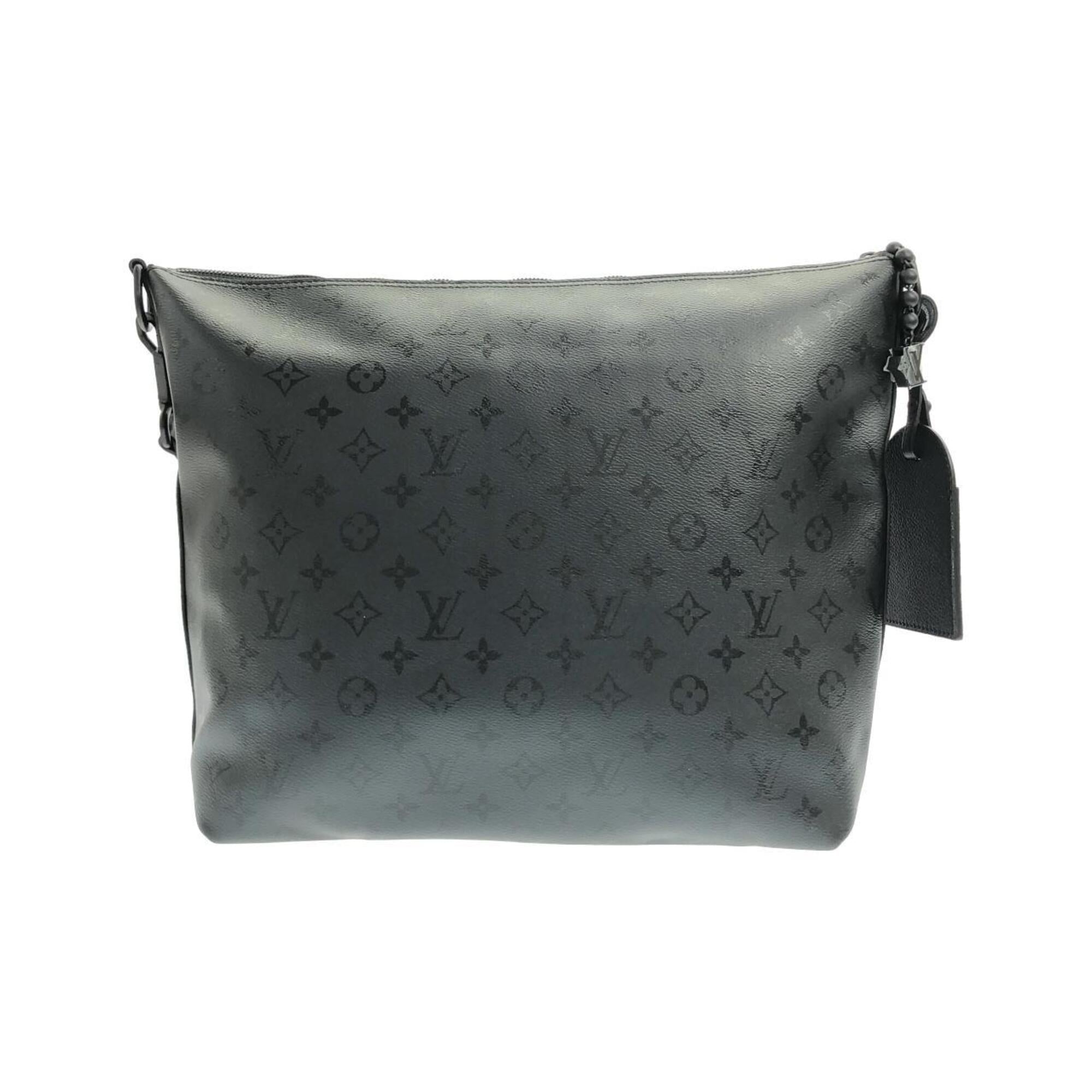 Louis Vuitton Black Coated Canvas Shoulder Bag (Pre-Owned)