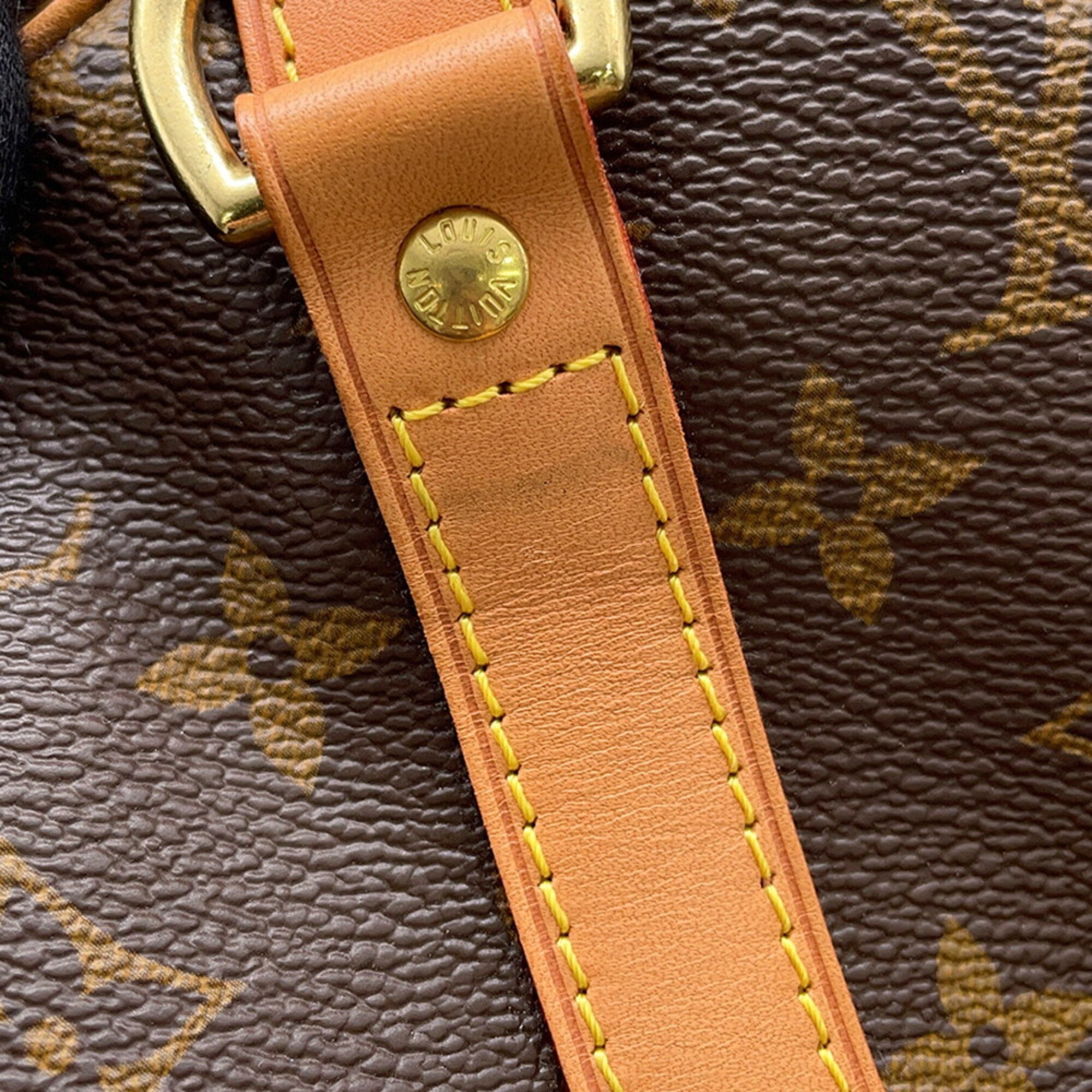 Louis Vuitton Brown Monogram Monogram Boston Bag Handbag (Pre-Owned)