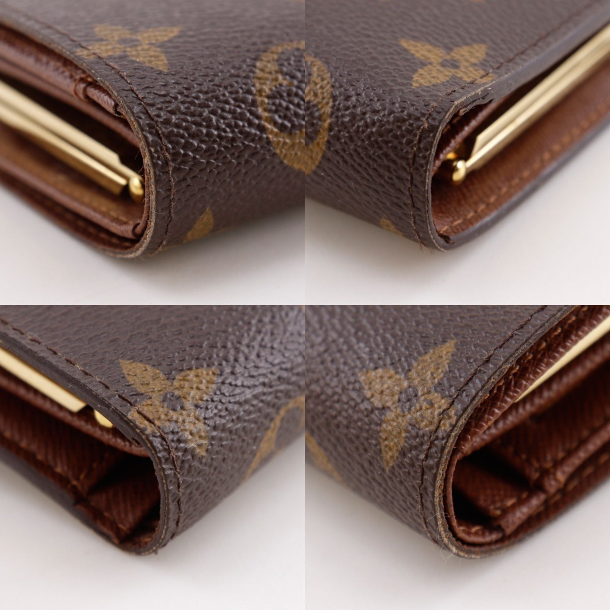 Louis Vuitton Brown Monogram Canvas Wallet (Bi-Fold) (Pre-Owned)