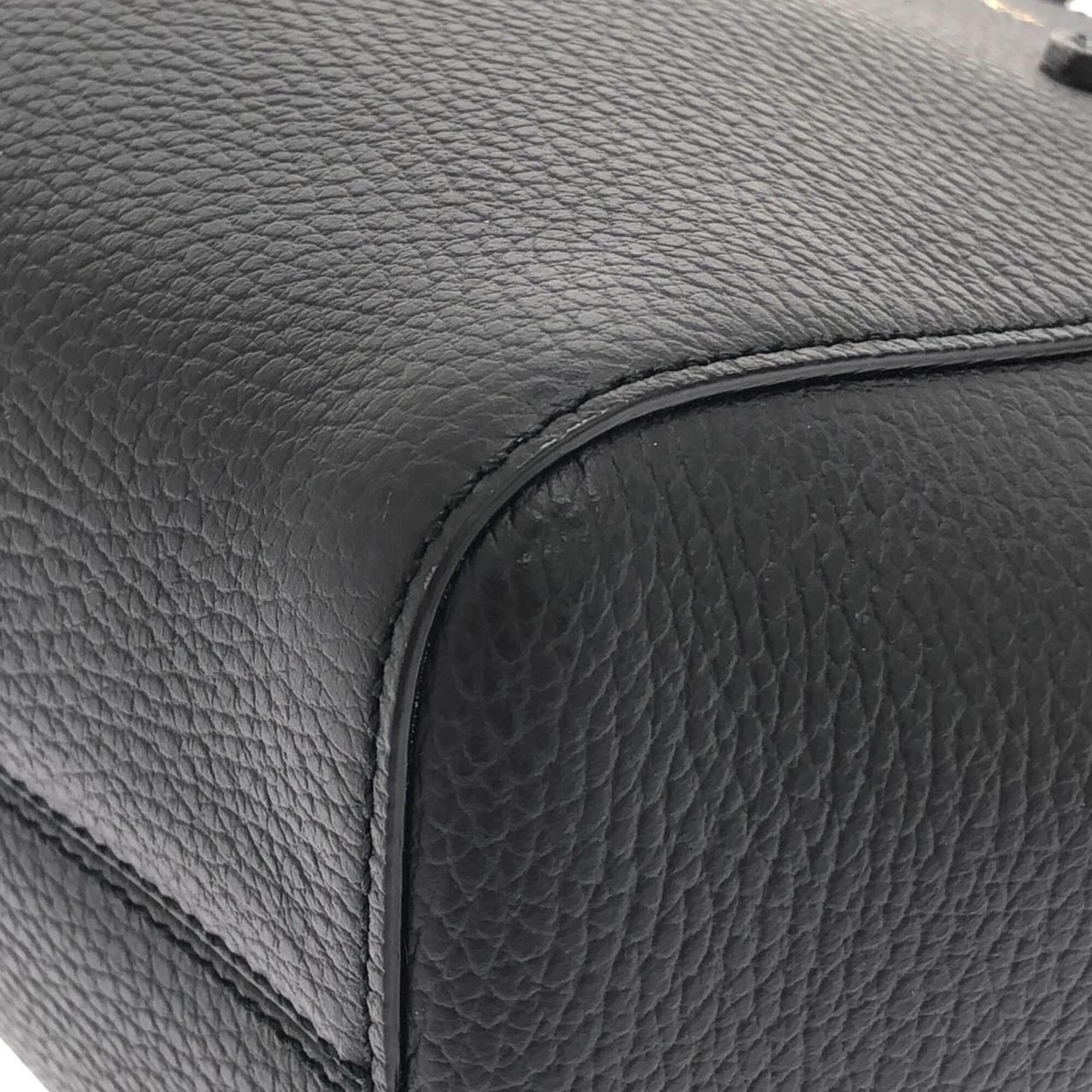 Gucci Black Leather Handbag (Pre-Owned)