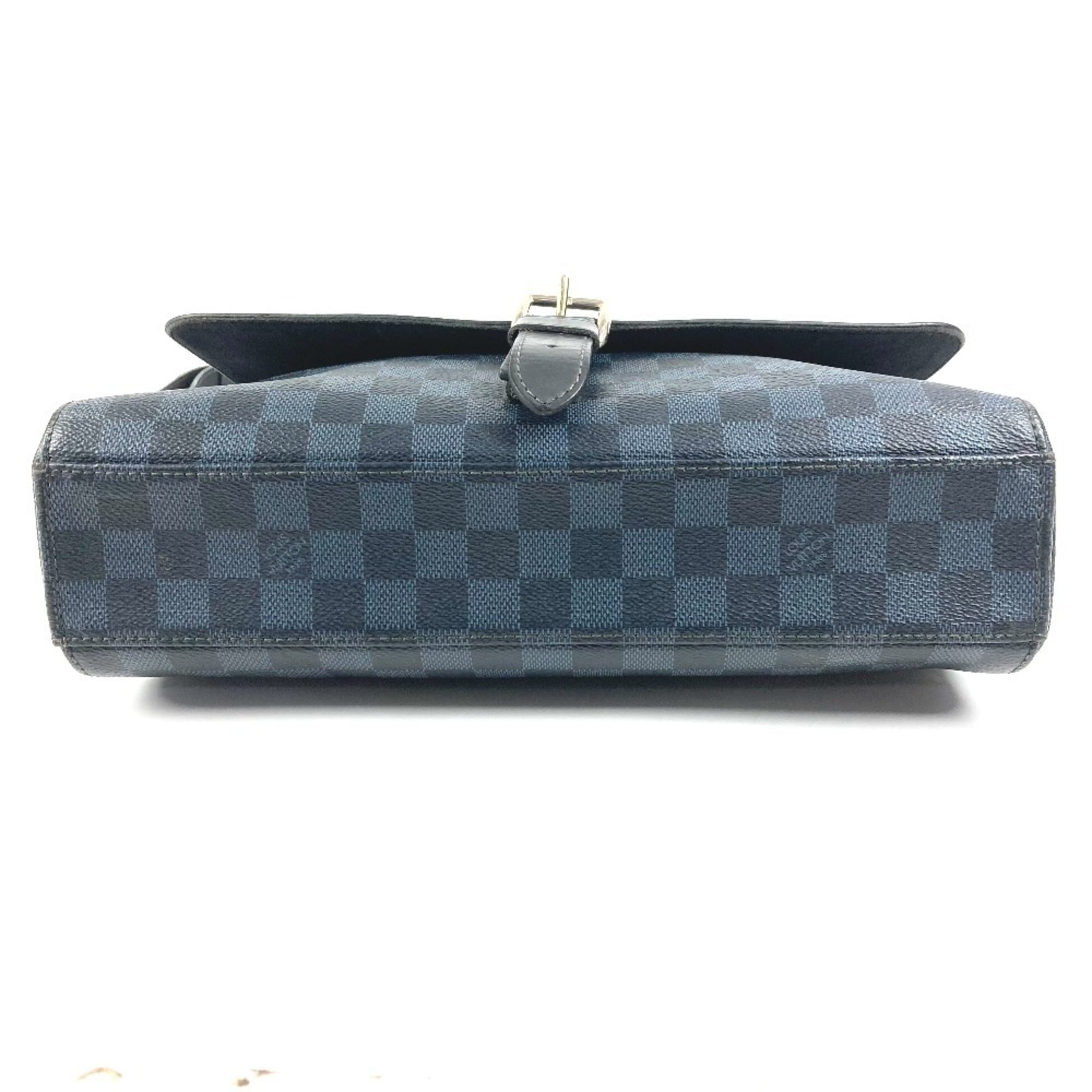 Louis Vuitton Damier Cobalt Navy Messenger Bag Shoulder Bag (Pre-Owned)