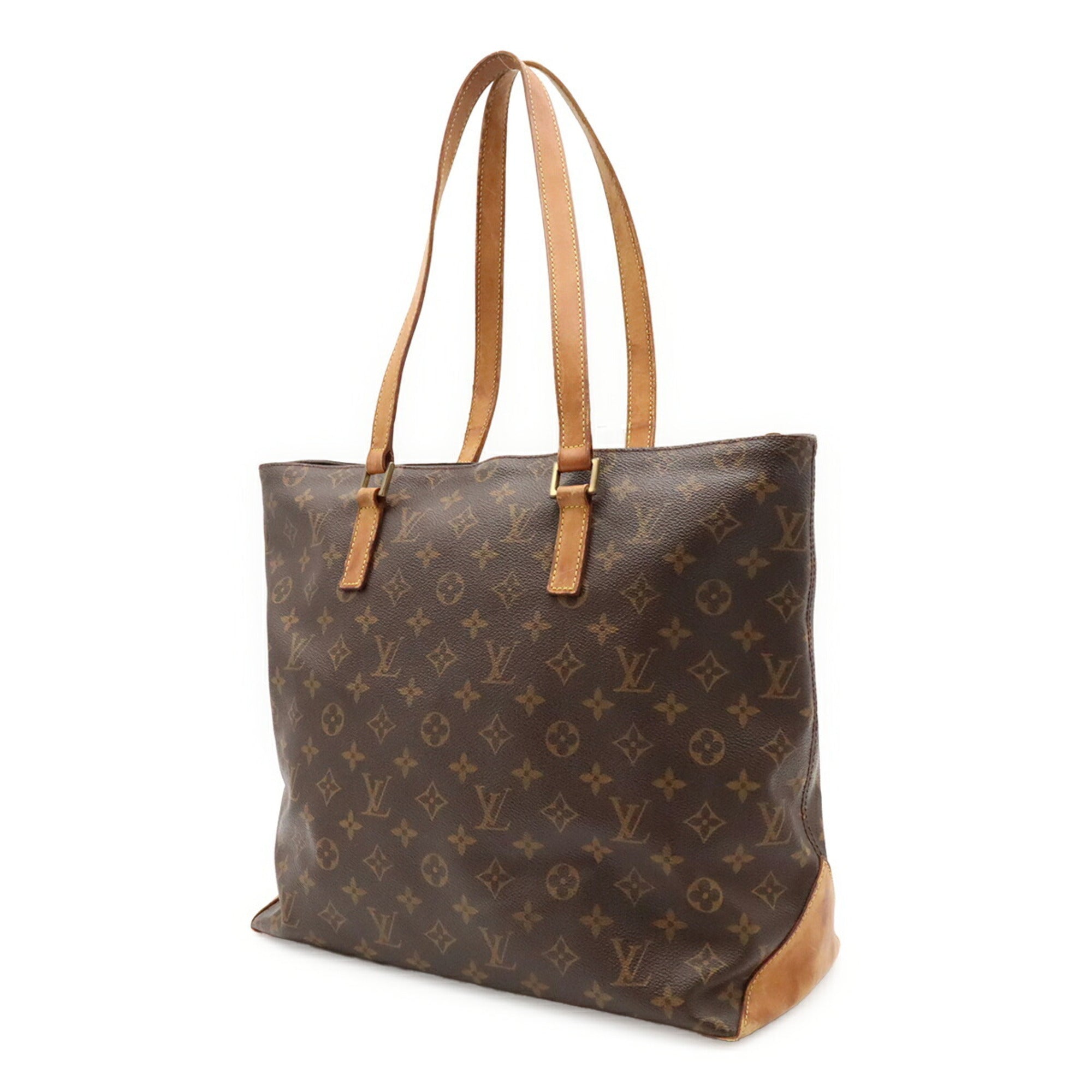 Louis Vuitton Brown Monogram Shoulder Bag Tote Bag (Pre-Owned)