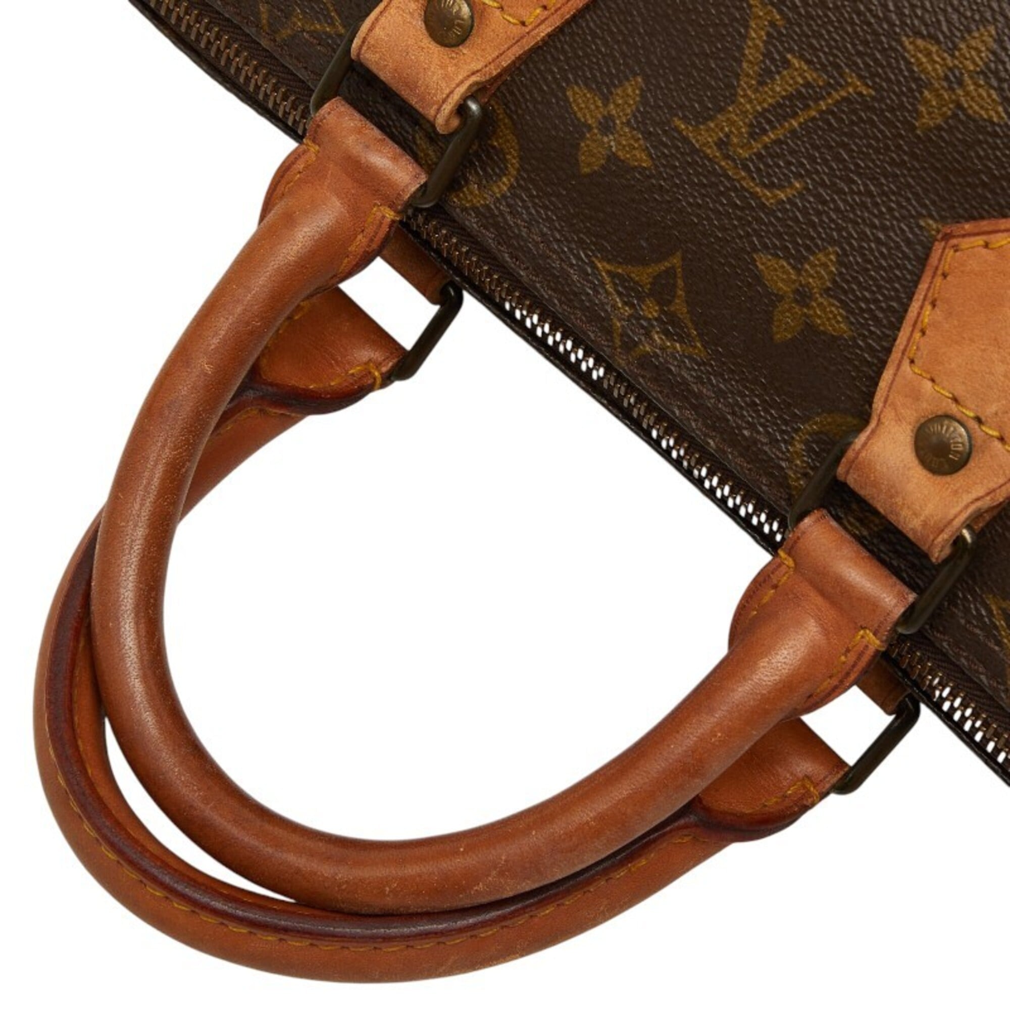 Louis Vuitton Brown Monogram Pvc Leather Handbag (Pre-Owned)