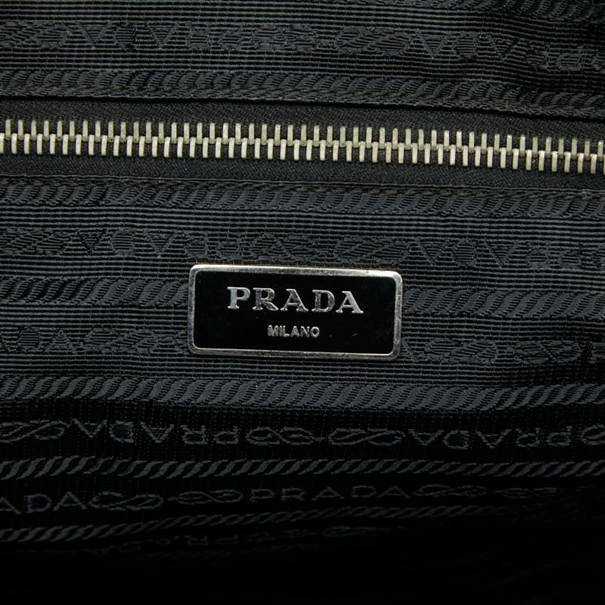 Prada Black Leather Handbag (Pre-Owned)