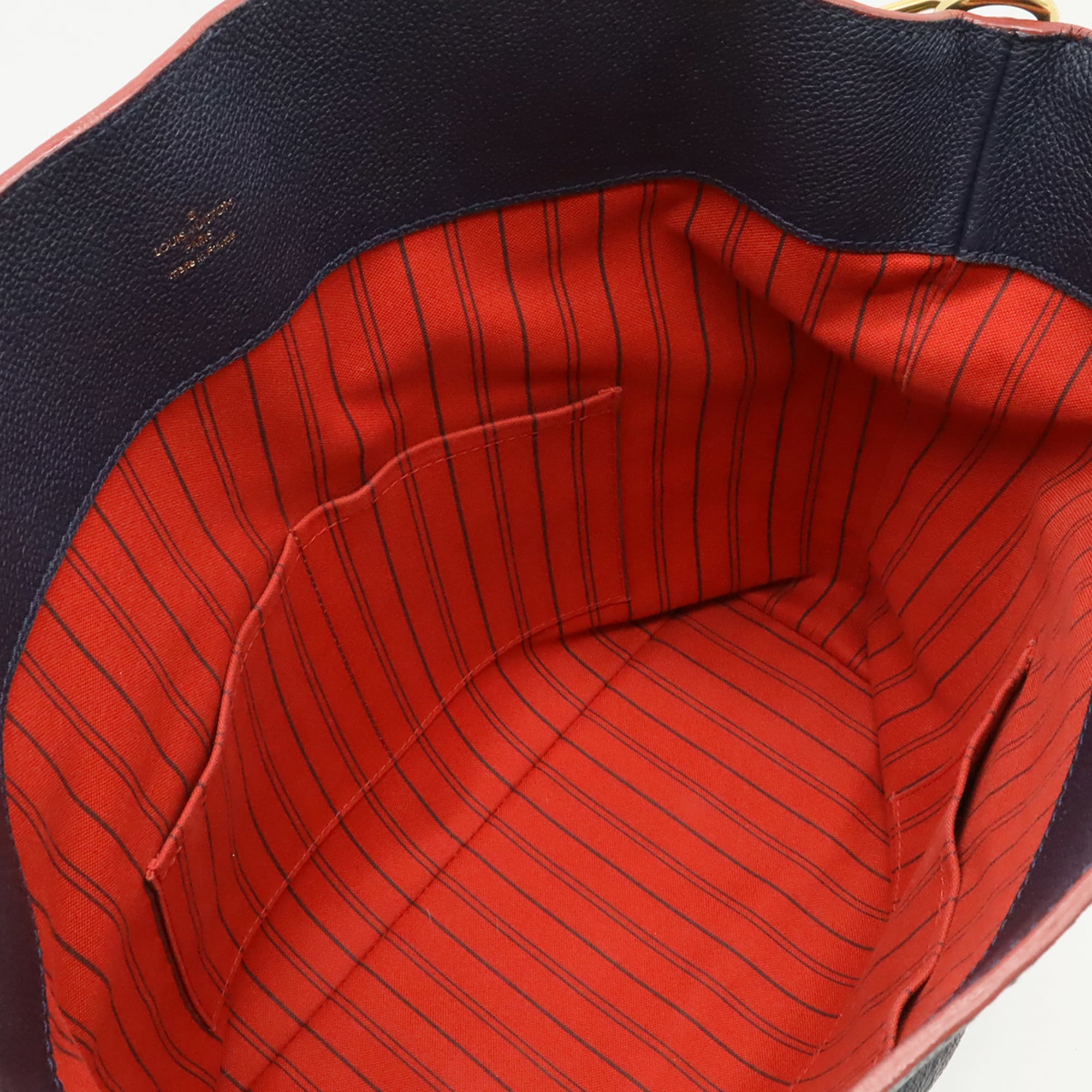 Louis Vuitton Monogram Empreinte Marine Rouge Monogram Empreinte Shoulder Bag (Pre-Owned)
