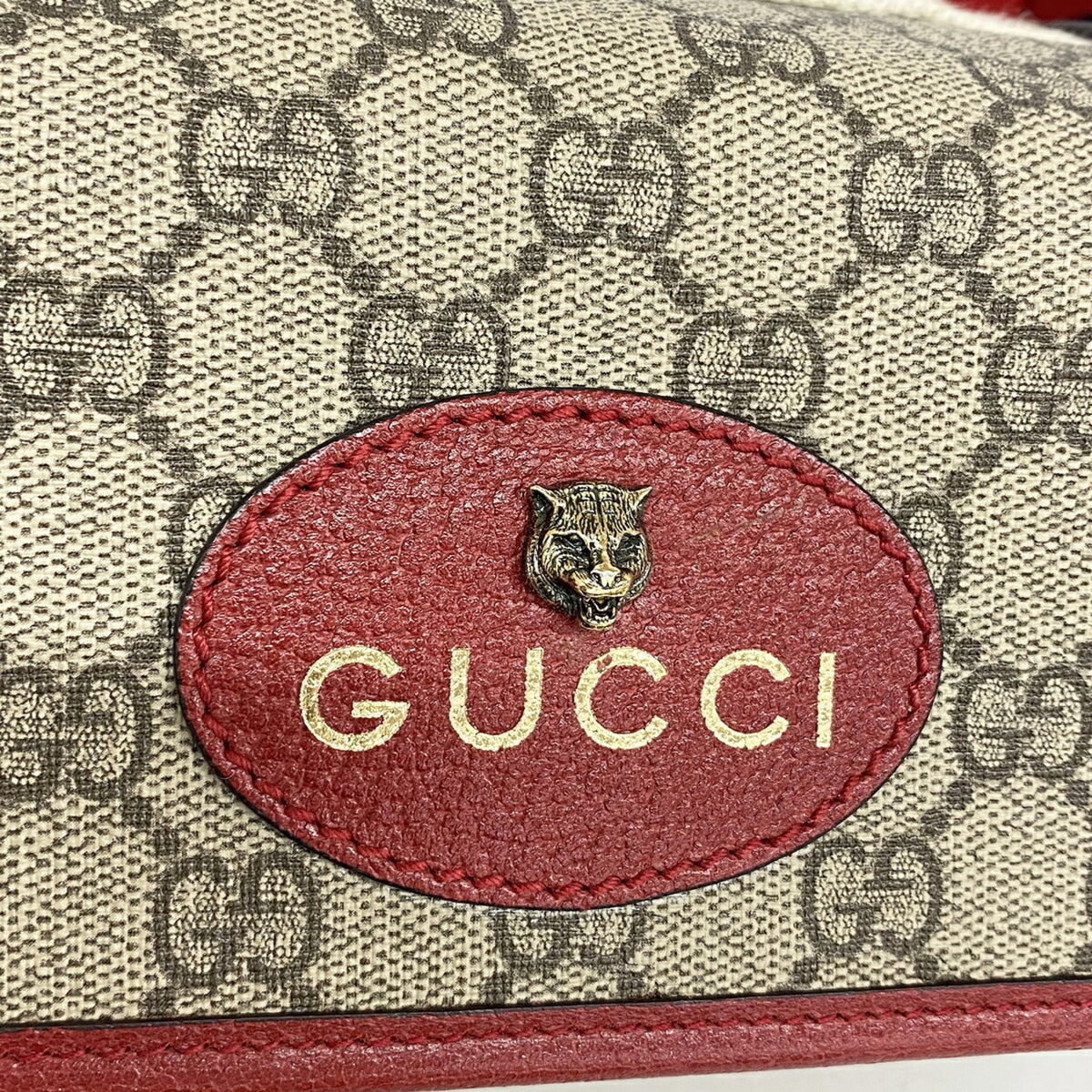 Gucci Bordeaux Brown Pvc Fanny Pack (Pre-Owned)