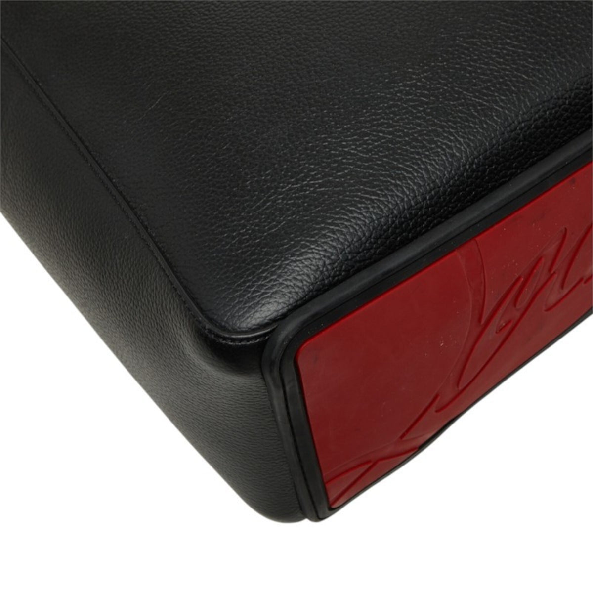 Christian Louboutin Black Leather Tote Bag (Pre-Owned)