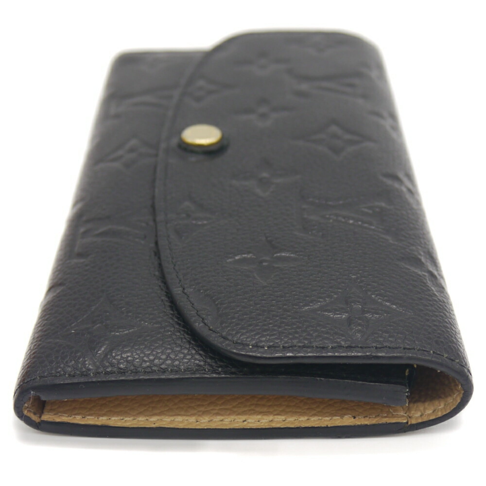 Louis Vuitton Monogram Noir Monogram Empreinte Long Wallet (Bi-Fold) (Pre-Owned)