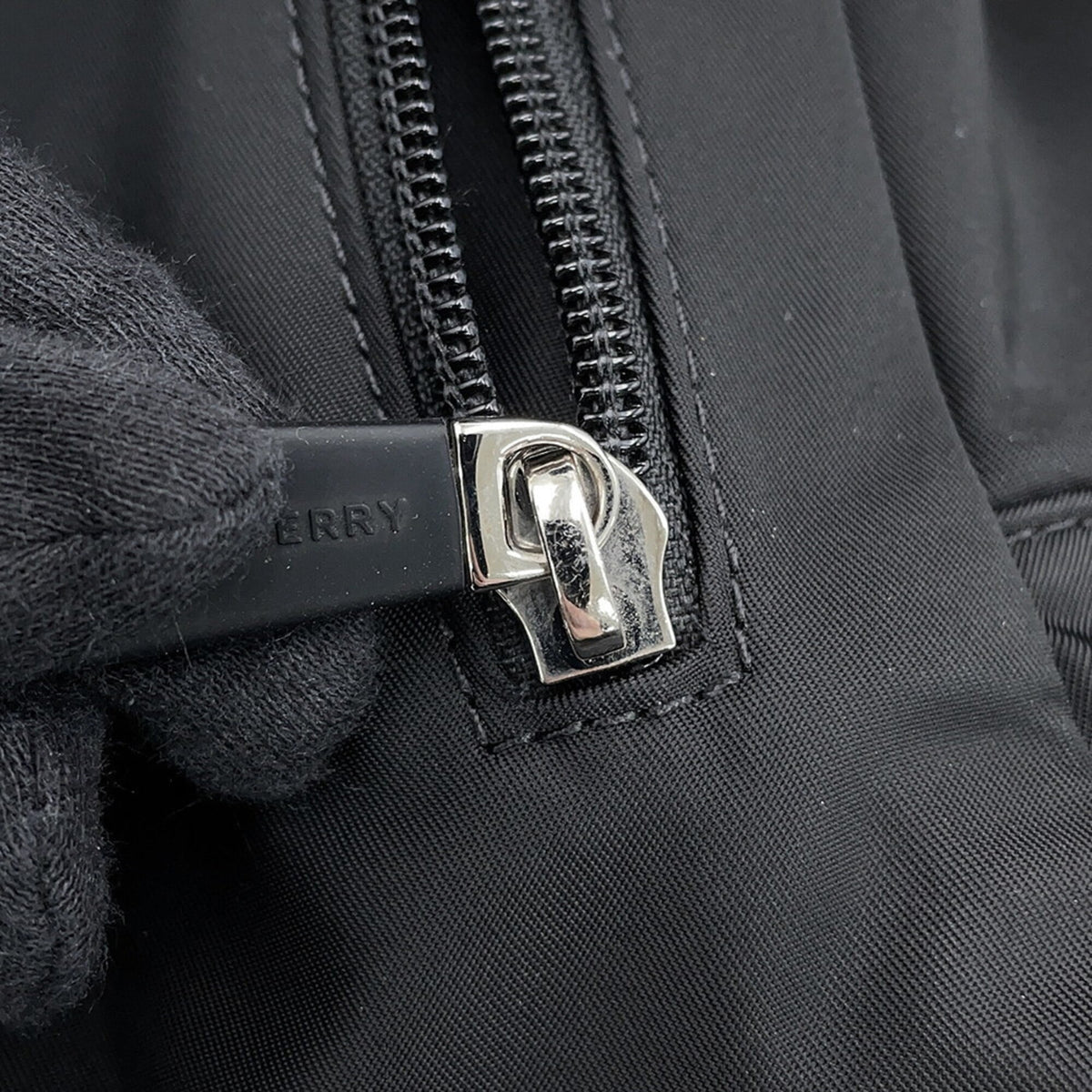 Burberry Black Nylon Handbag Sling Bag (Pre-Owned)