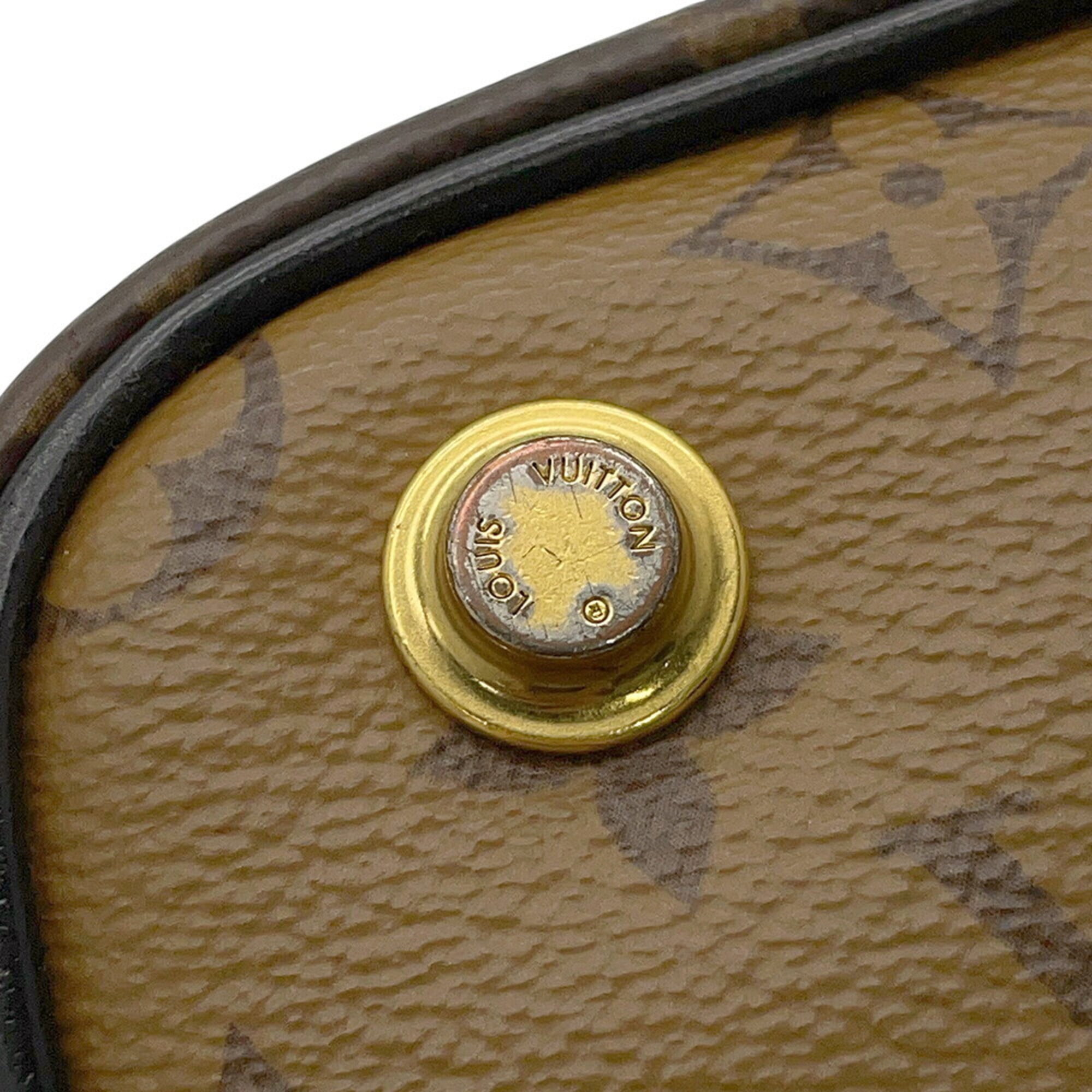 Louis Vuitton Noir Monogram Reverse Handbag Shoulder Bag (Pre-Owned)