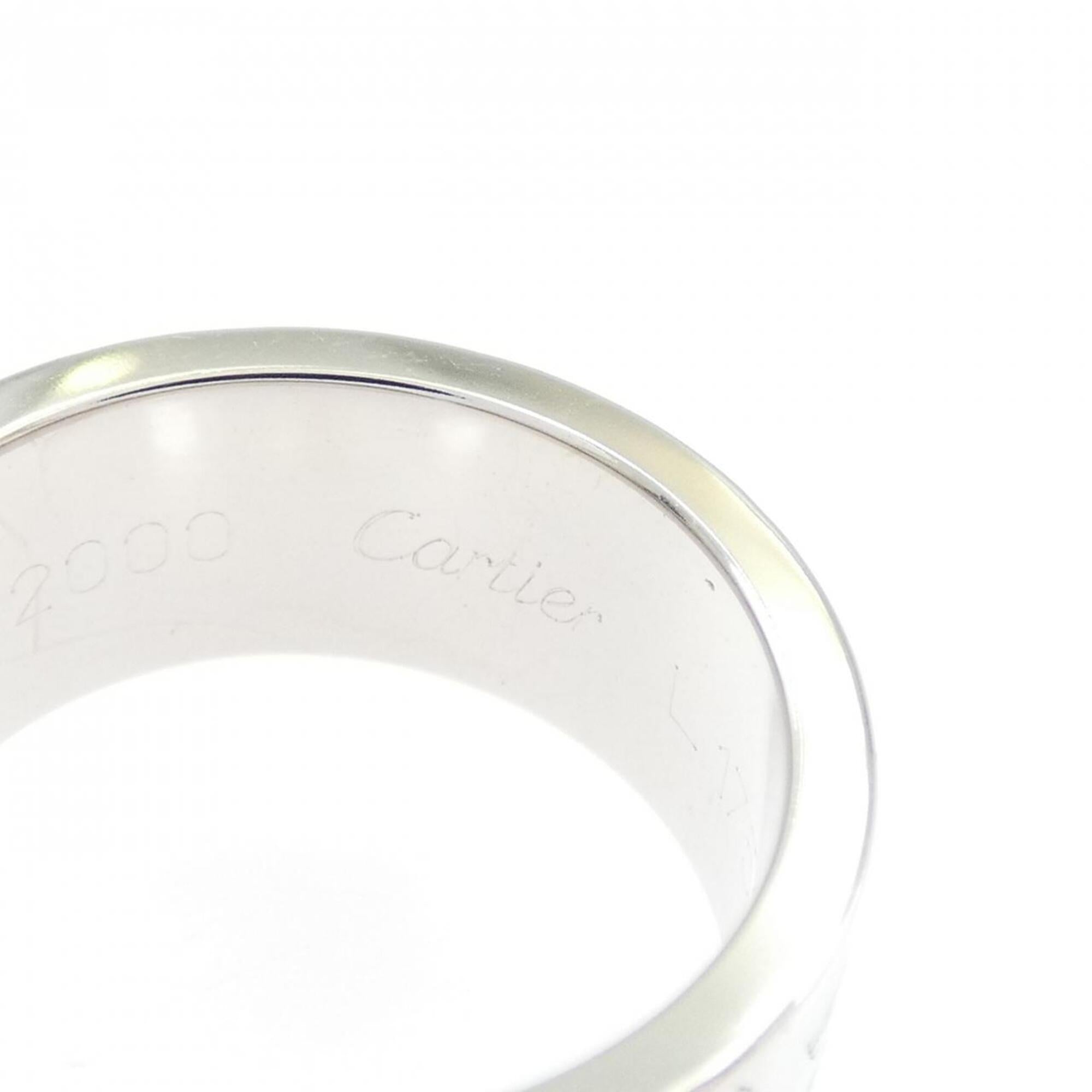 Cartier White Gold White Gold (18K) Band Ring (Pre-Owned)