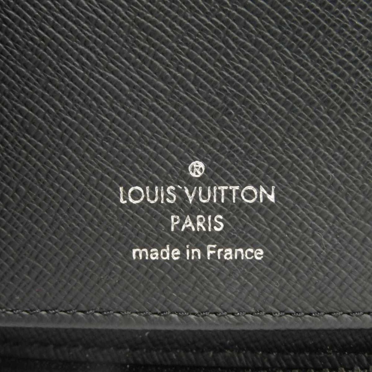 Louis Vuitton Black Damier Graphite Noir Damier Graphite Long Wallet (Bi-Fold) (Pre-Owned)
