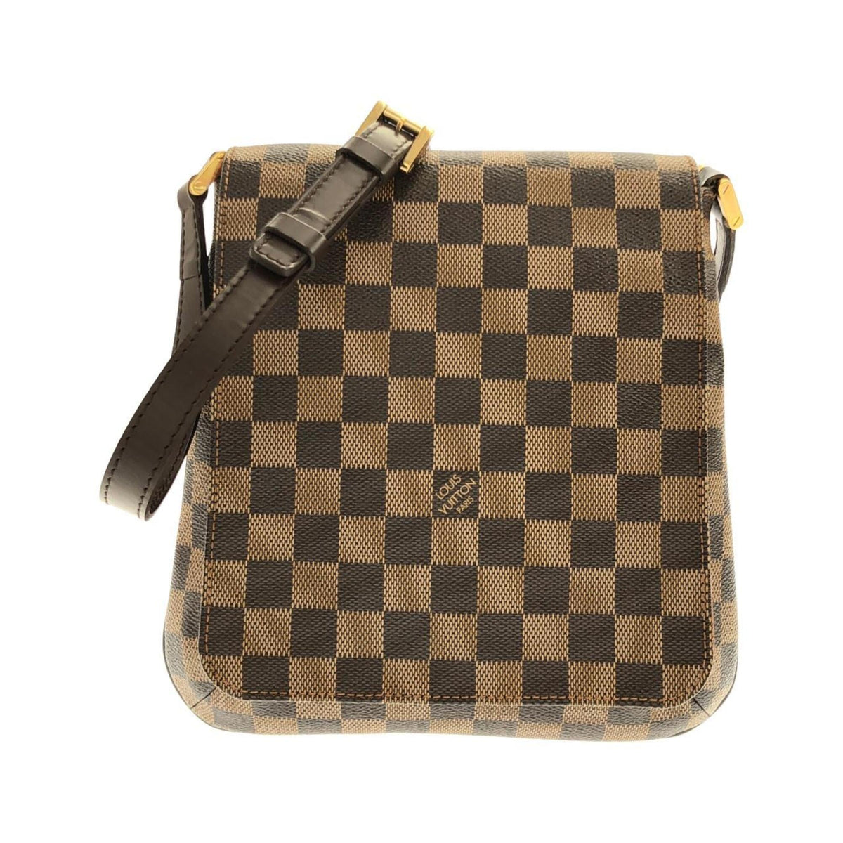 Louis Vuitton Brown Coated Canvas Shoulder Bag (Pre-Owned)