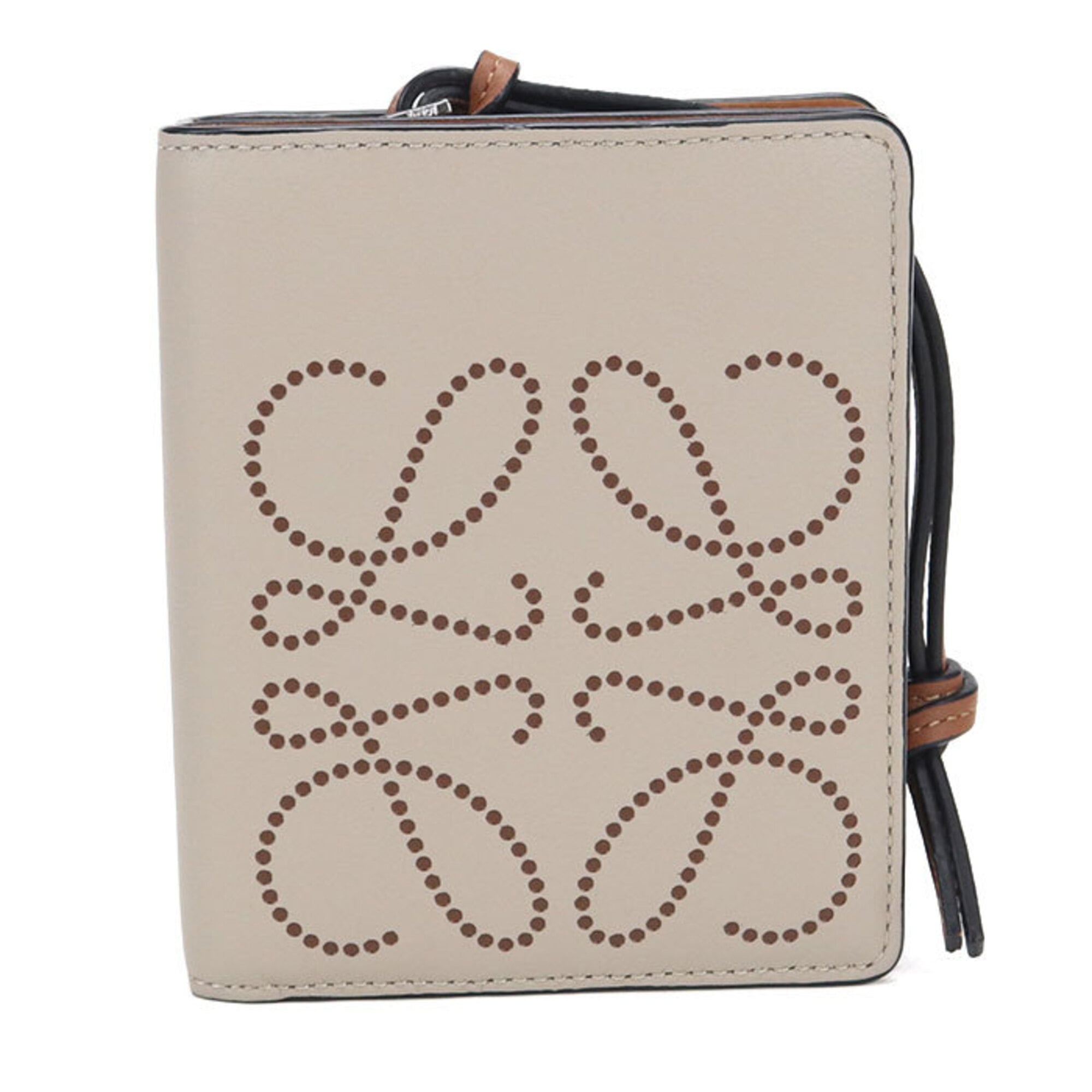 Loewe Beige Leather Wallet (Bi-Fold) (Pre-Owned)