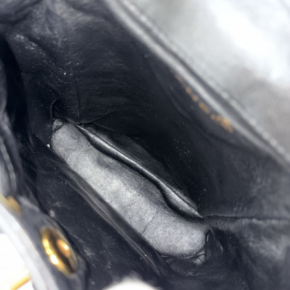 Chanel Matelasse Black Leather Backpack (Pre-Owned)