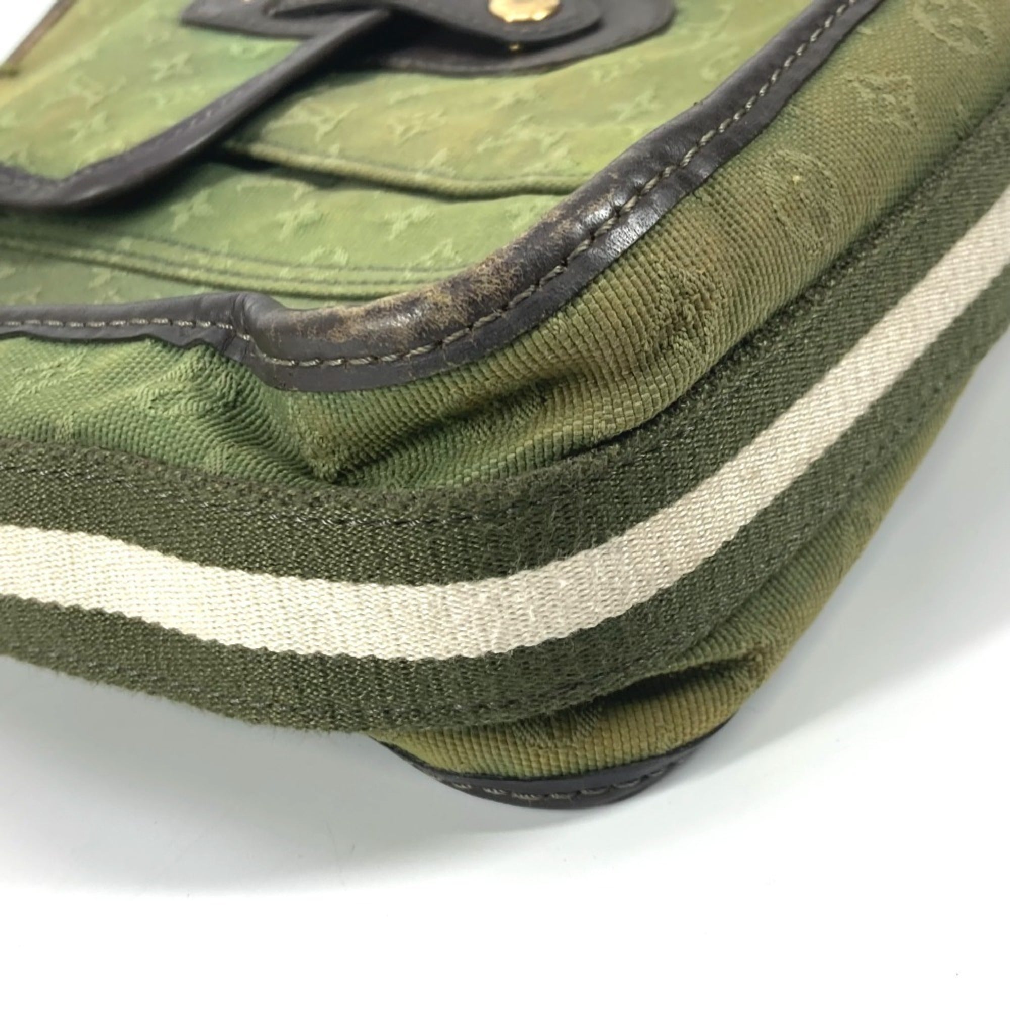 Louis Vuitton Khaki Monogram Mini Shoulder Bag (Pre-Owned)