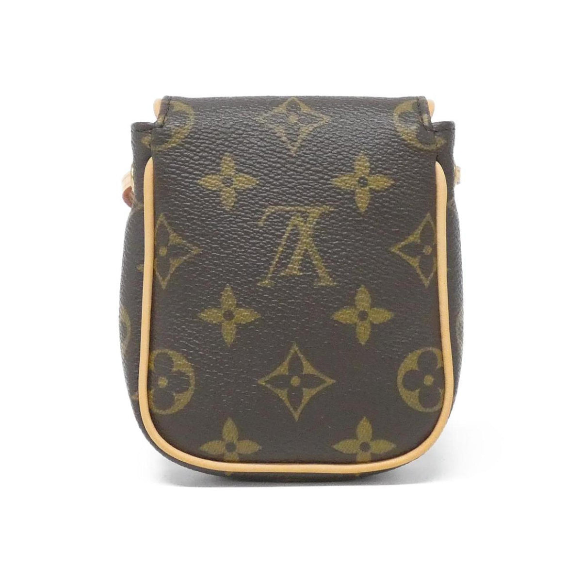 Louis Vuitton Marron Coated Canvas Pochette Shoulder Bag (Pre-Owned)