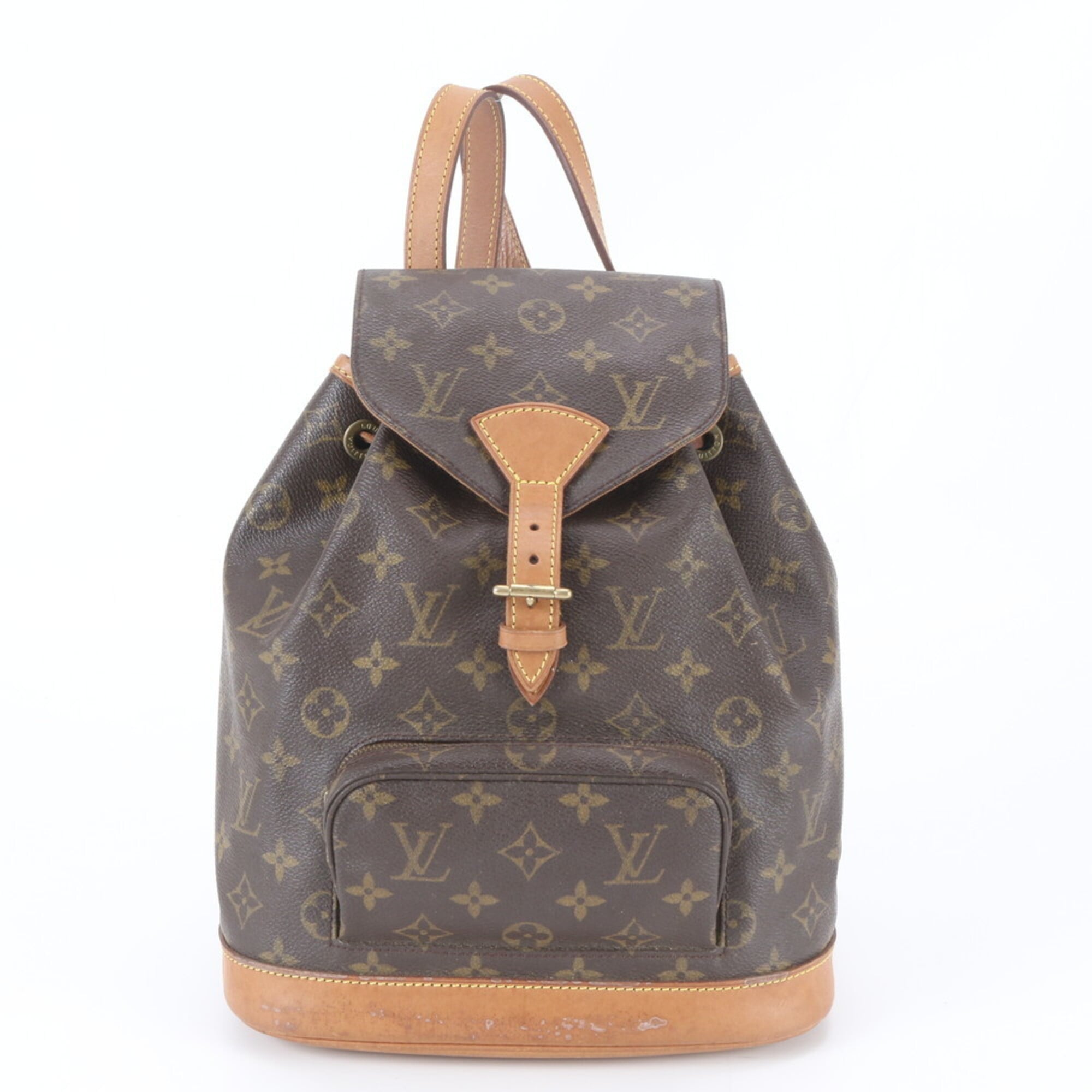 Louis Vuitton Brown Monogram White Monogram Backpack Handbag (Pre-Owned)
