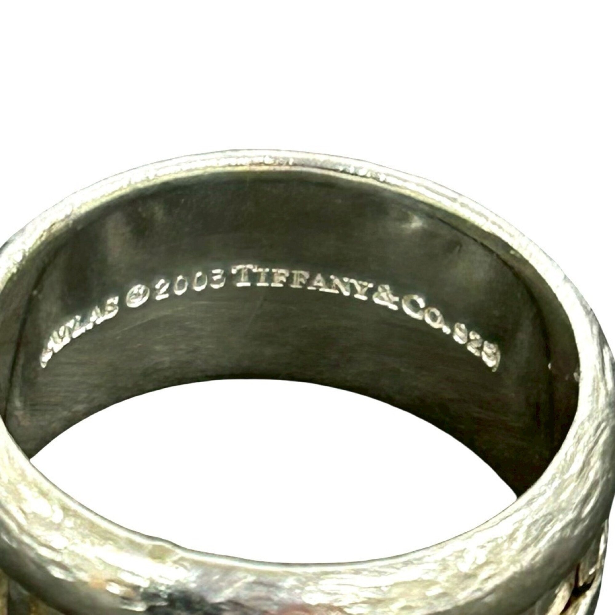 Tiffany Silver Silver 925 Band Ring (Pre-Owned)