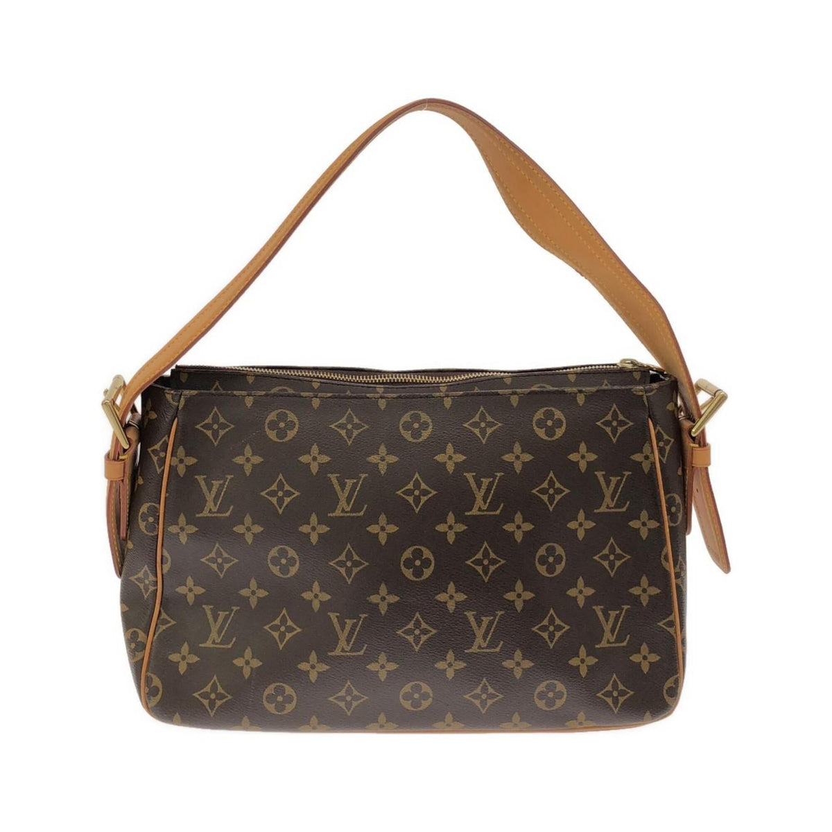 Louis Vuitton Brown Coated Canvas Shoulder Bag (Pre-Owned)