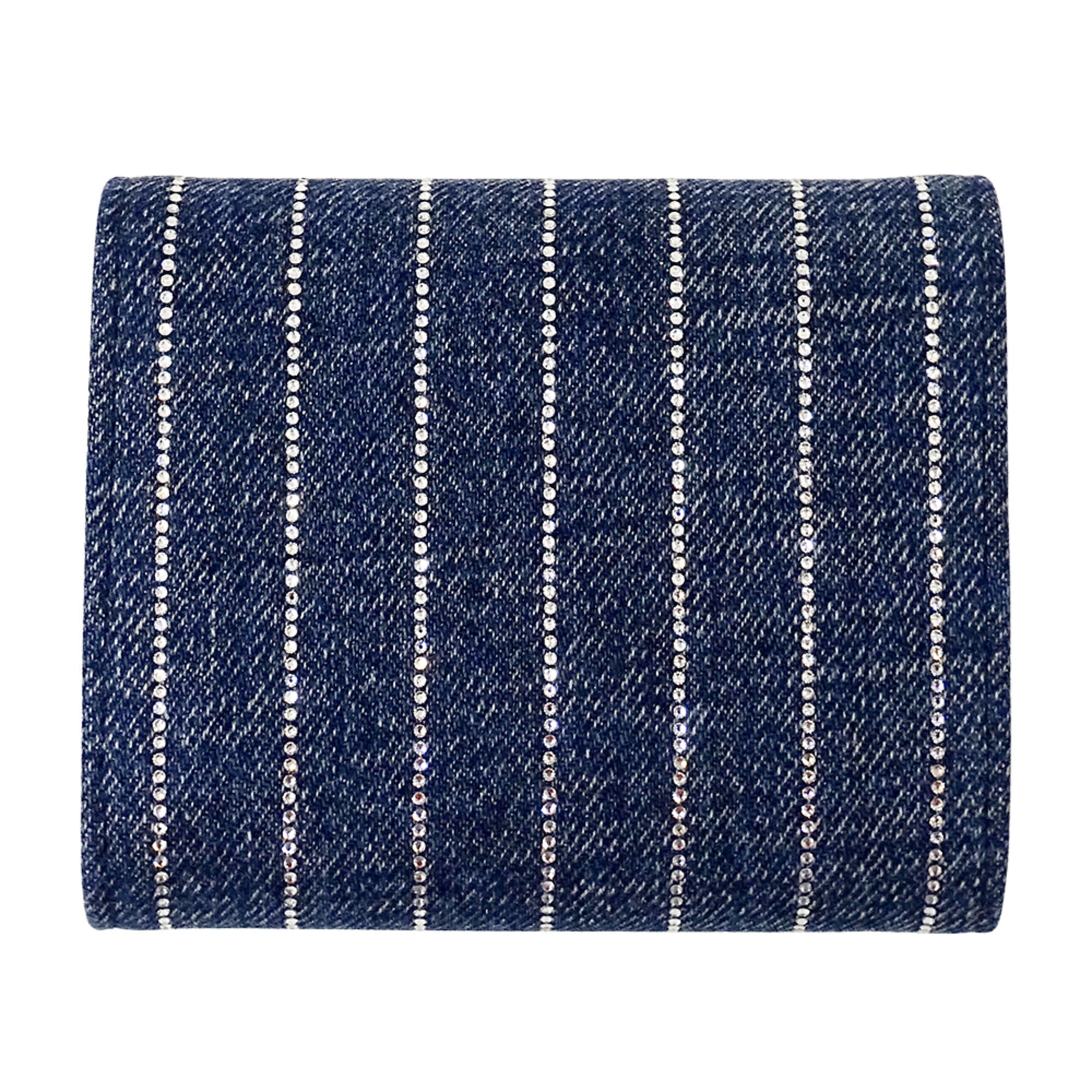 Celine Blue Denim Wallet (Tri-Fold) (Pre-Owned)