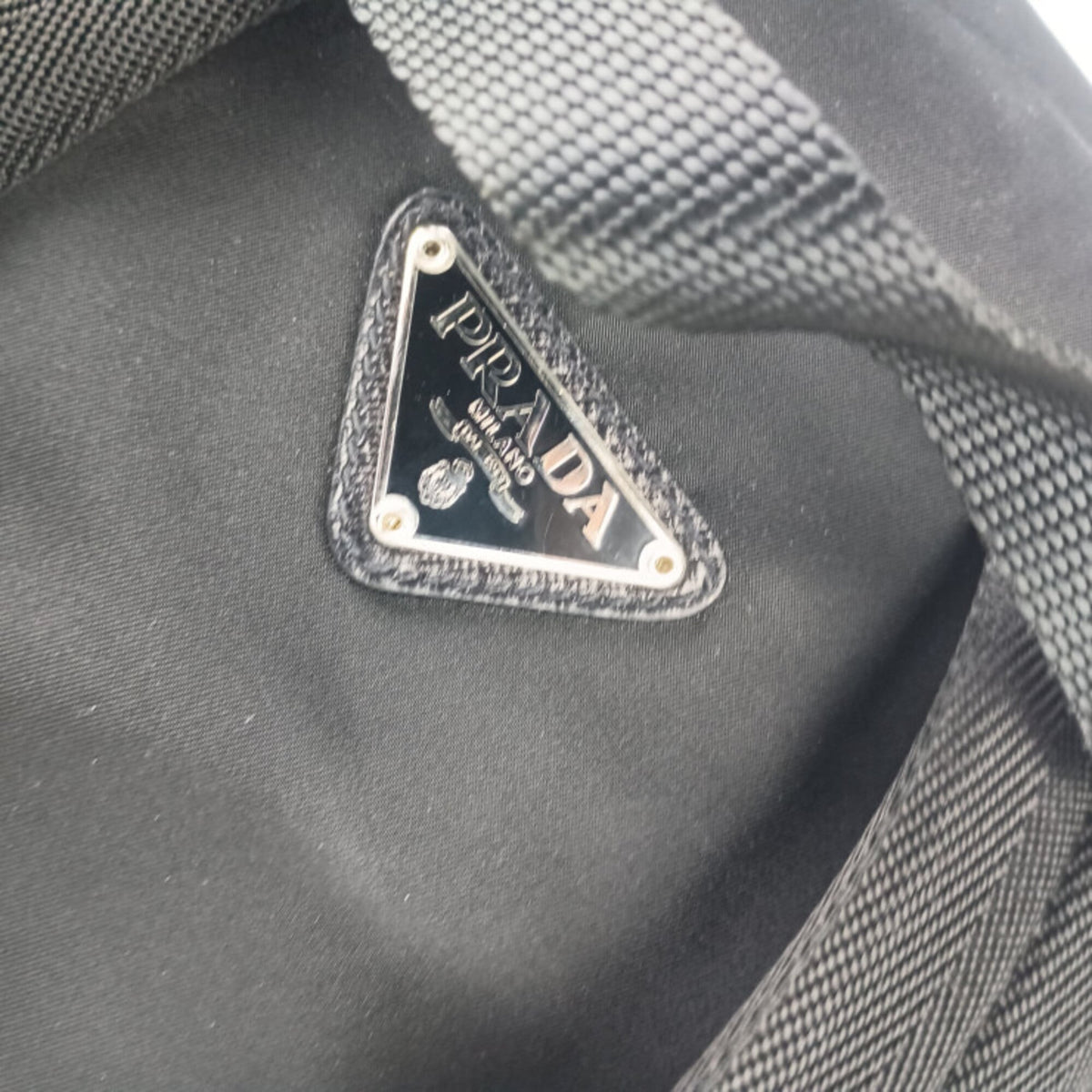 Prada Black Nylon Backpack (Pre-Owned)