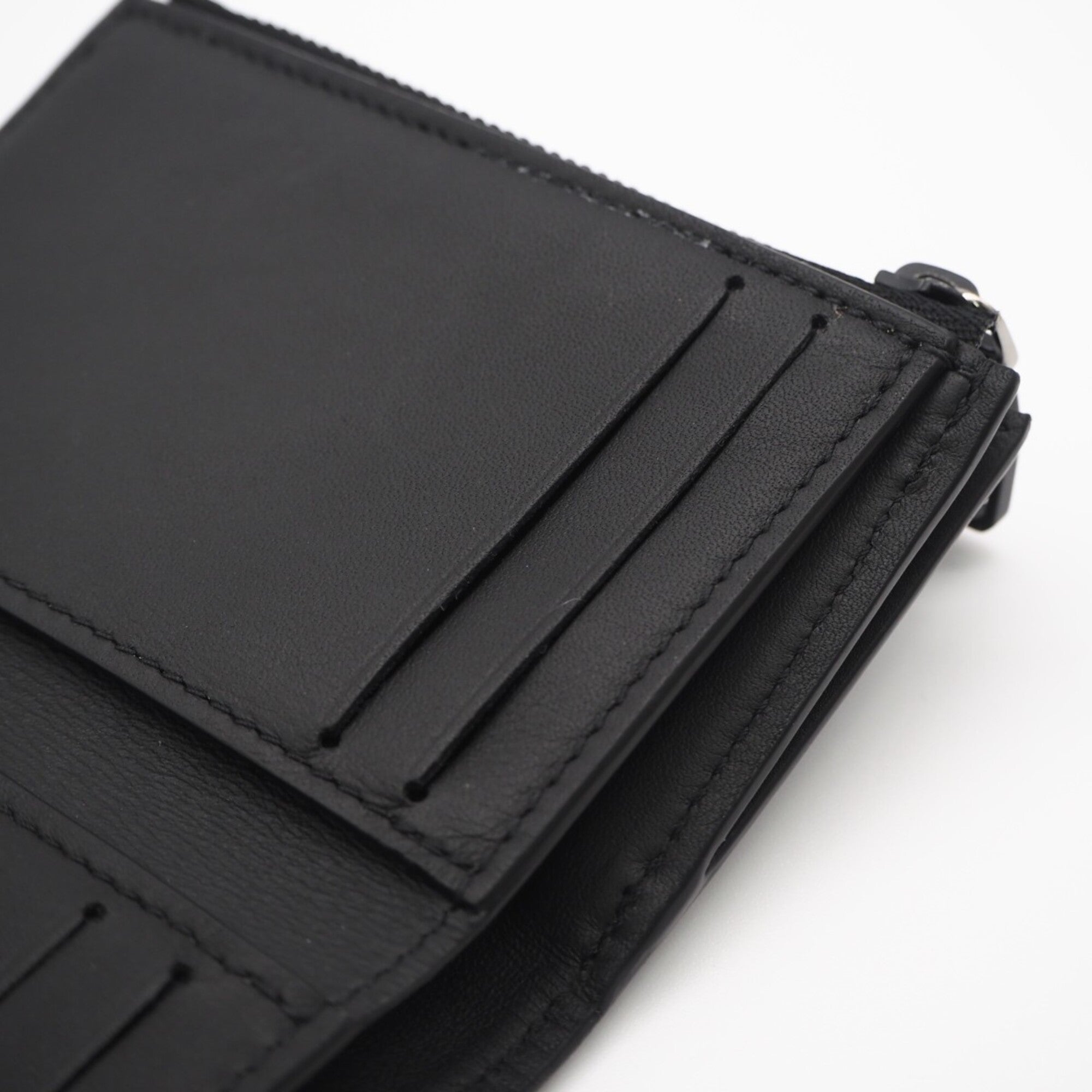 Louis Vuitton Black Noir Leather Wallet (Tri-Fold) (Pre-Owned)