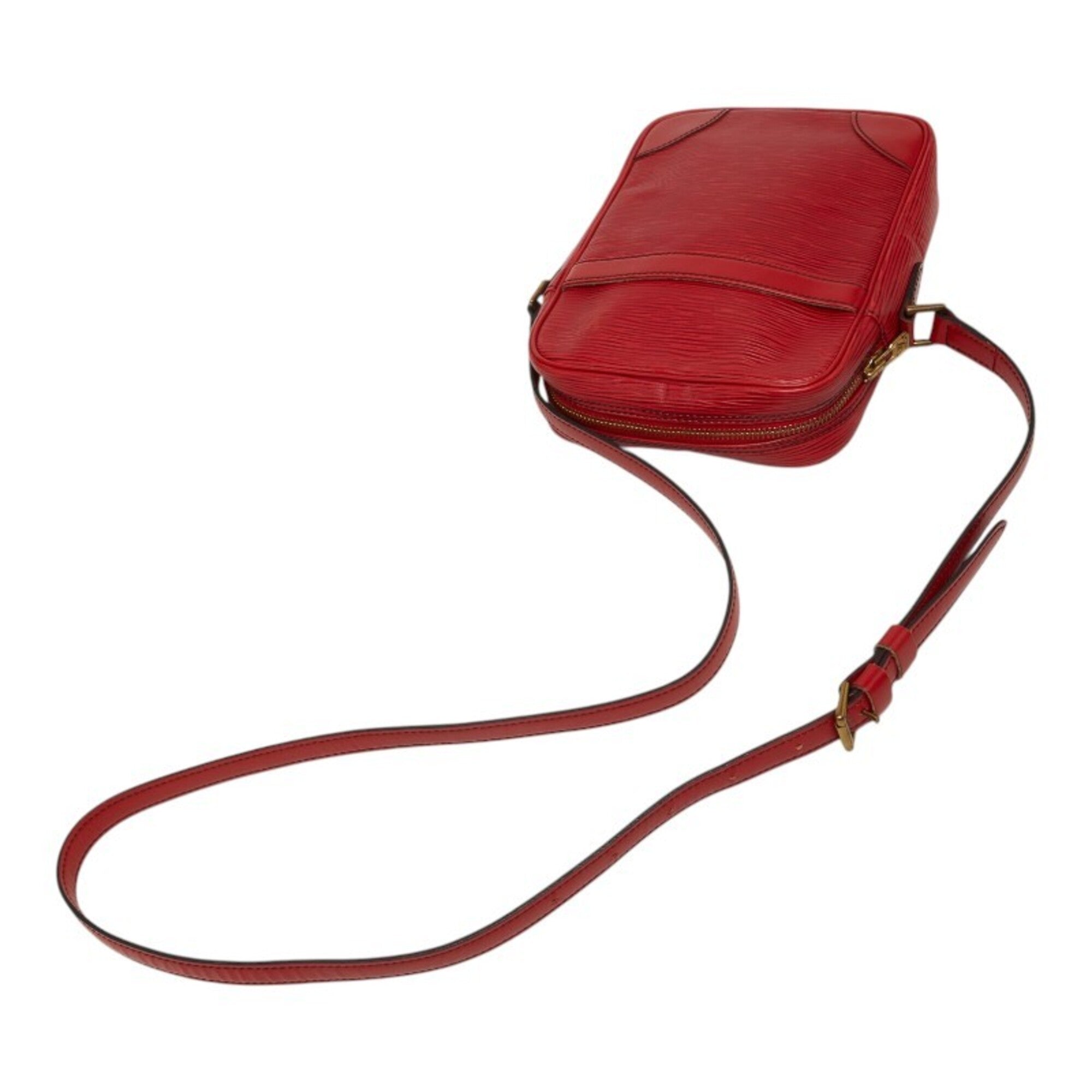 Louis Vuitton Castilian Red Leather Shoulder Bag (Pre-Owned)