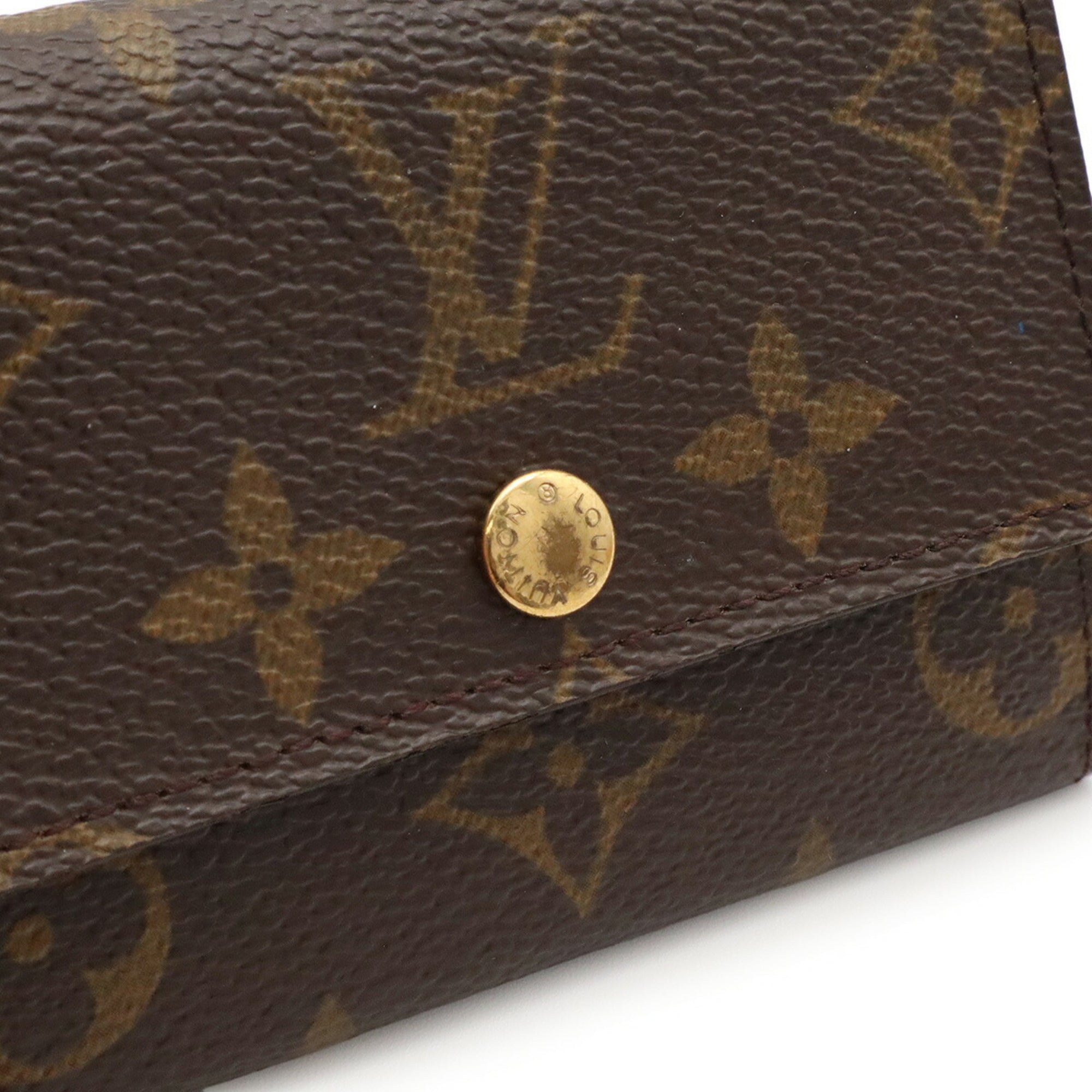 Louis Vuitton Brown Monogram Canvas Coin Purse/Coin Case (Pre-Owned)