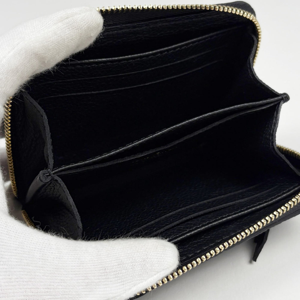 Louis Vuitton Monogram Empreinte Black Noir Monogram Empreinte Coin Purse/Coin Case (Pre-Owned)