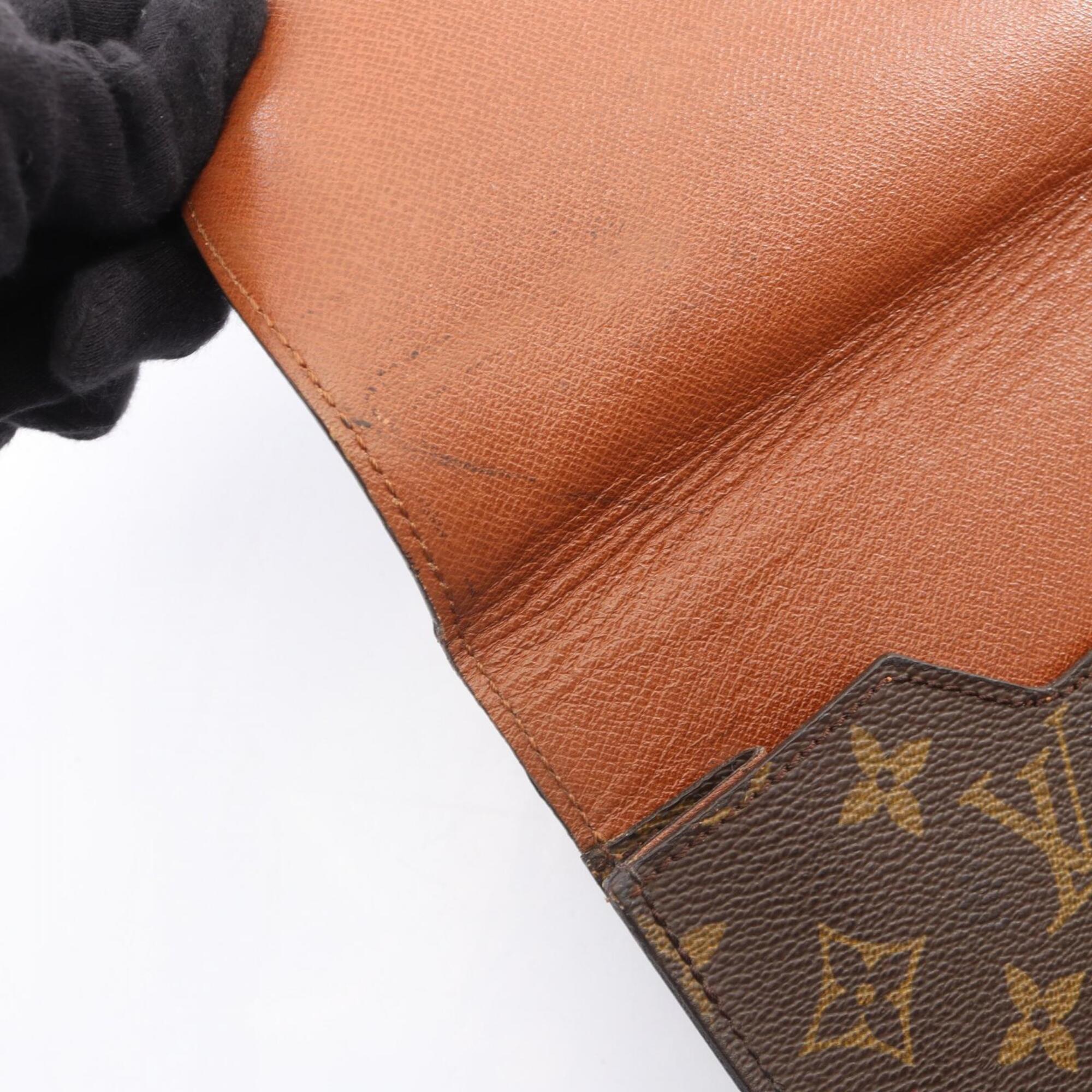 Louis Vuitton Brown Pvc Leather Clutch Bag Handbag (Pre-Owned)