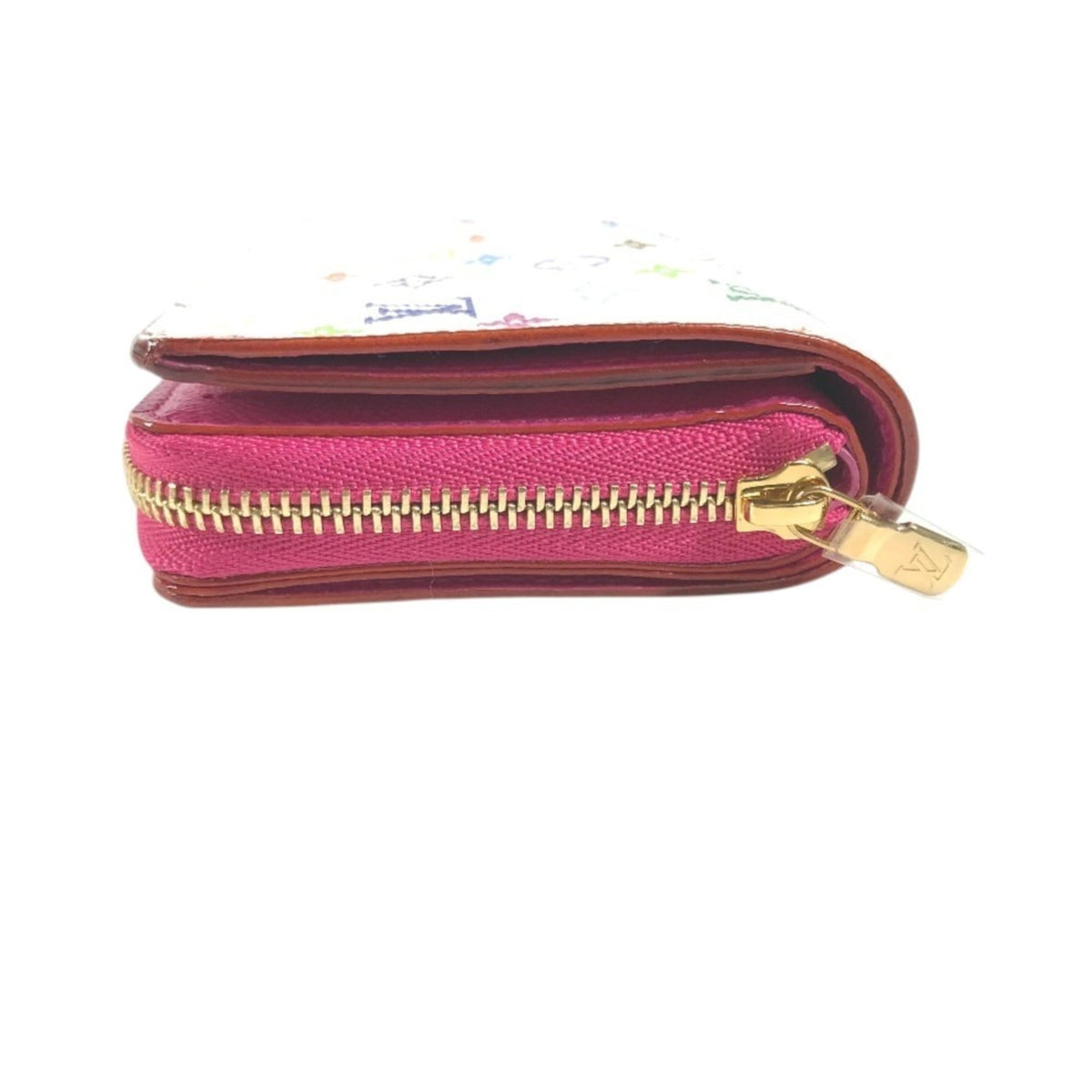 Louis Vuitton Pink White Monogram Multicolore Wallet (Bi-Fold) (Pre-Owned)