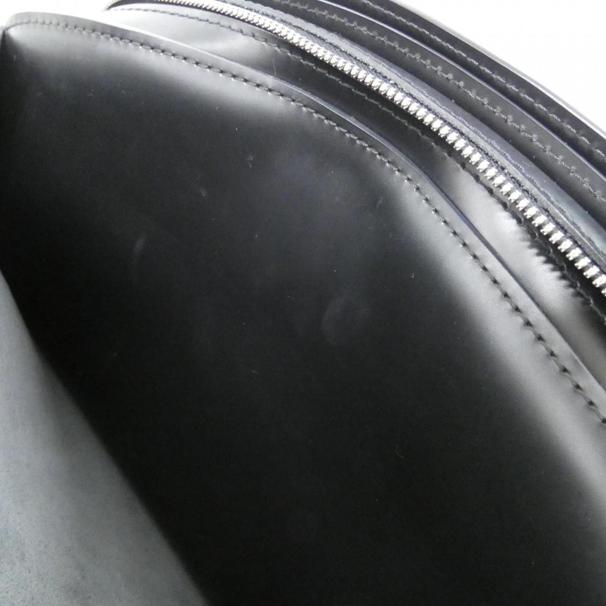 Louis Vuitton Black Leather Handbag (Pre-Owned)