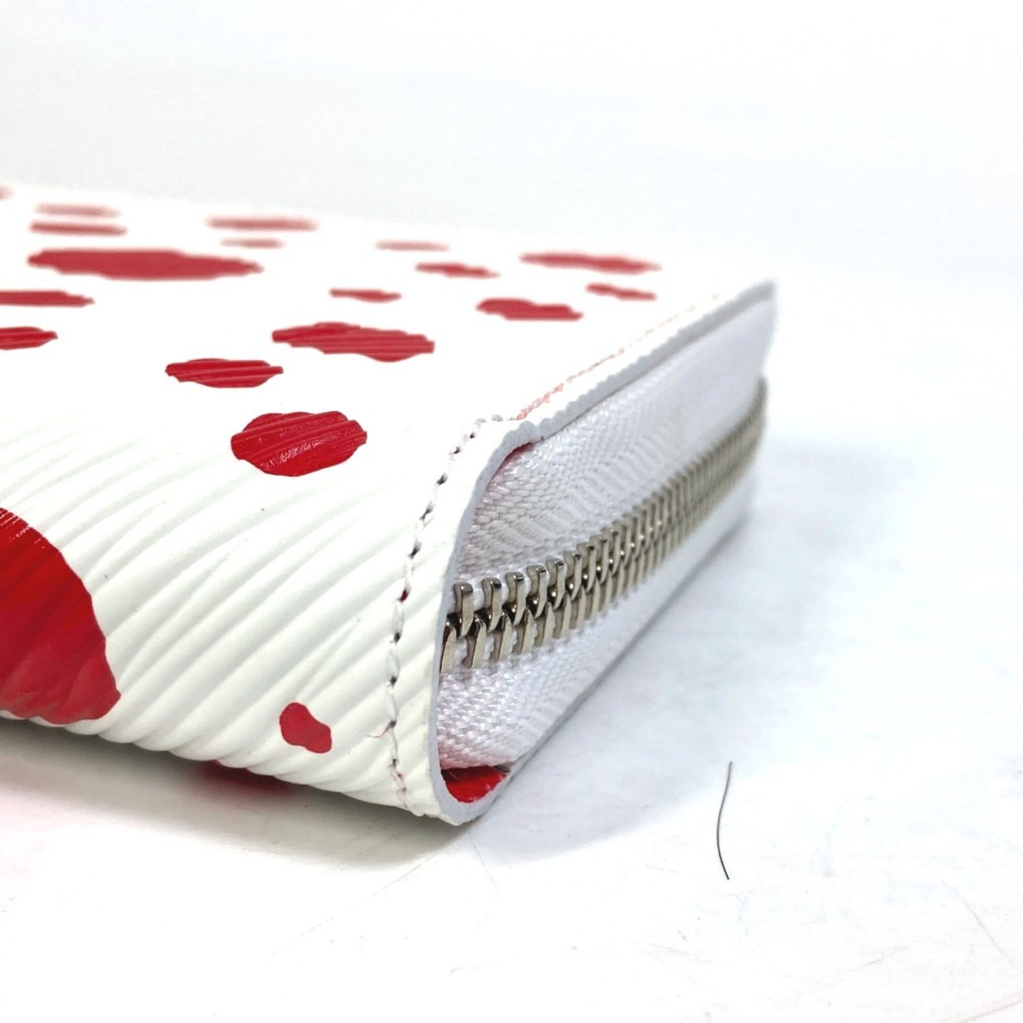 Louis Vuitton Red Color Rouge White Epi Leather Coin Purse/Coin Case (Pre-Owned)